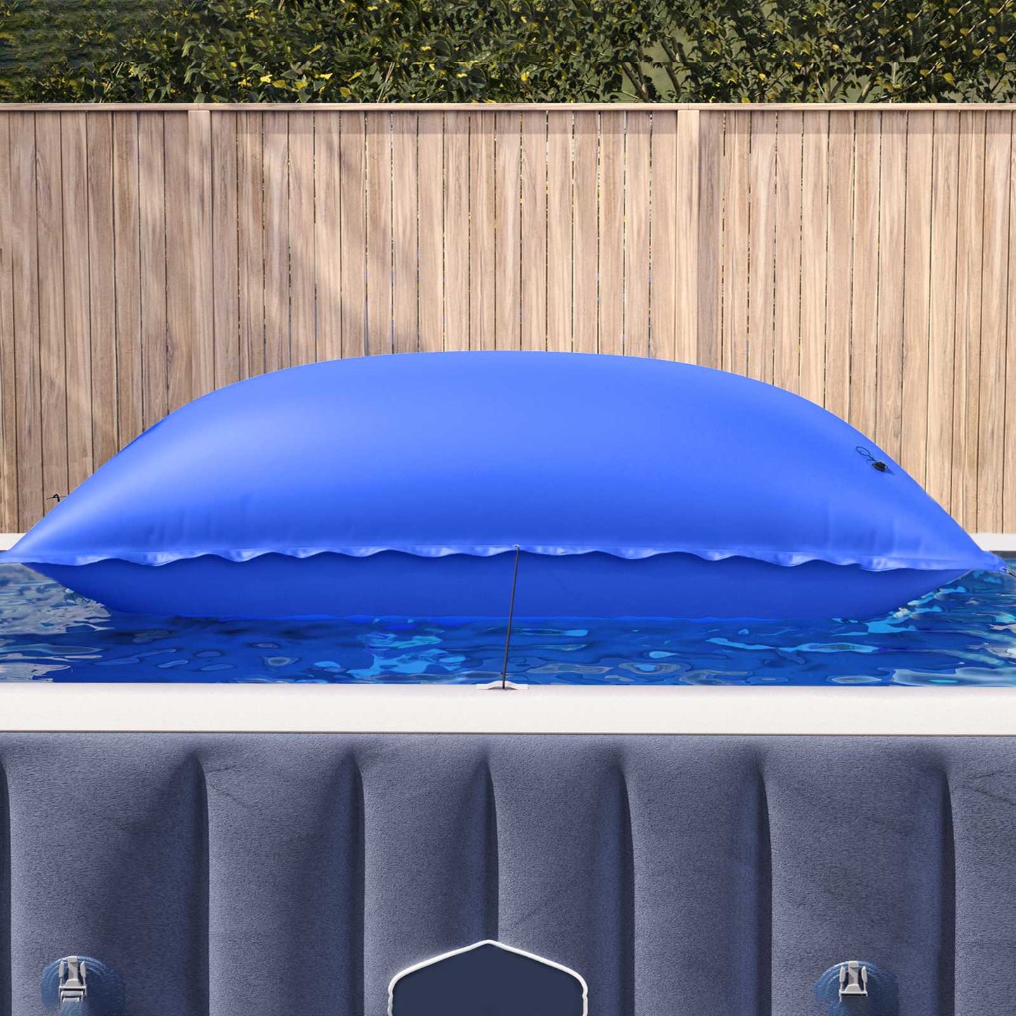 Winter Pool Pillow Blue 380 x 180 x 140 cm PVC