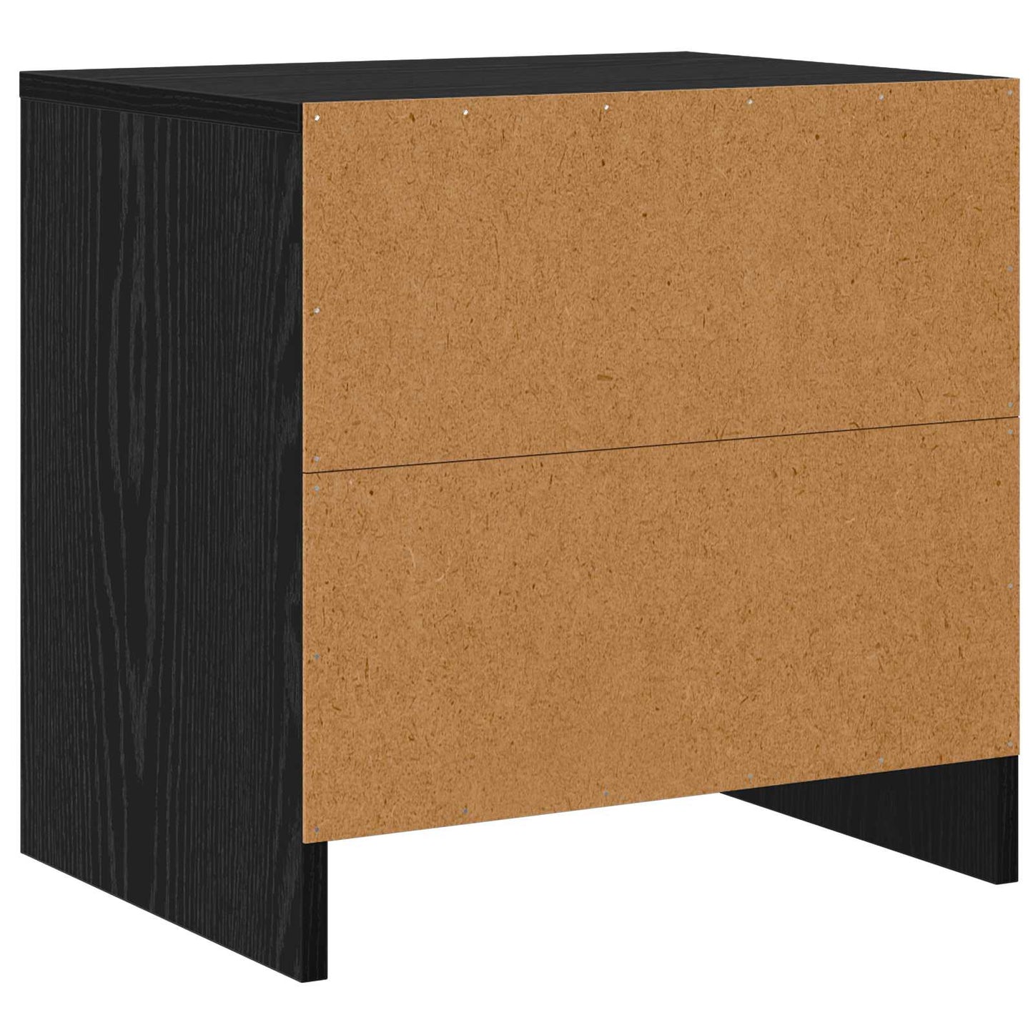Bedside Cabinet Black Oak 45 x 34 x 44.5 cm Engineered Wood