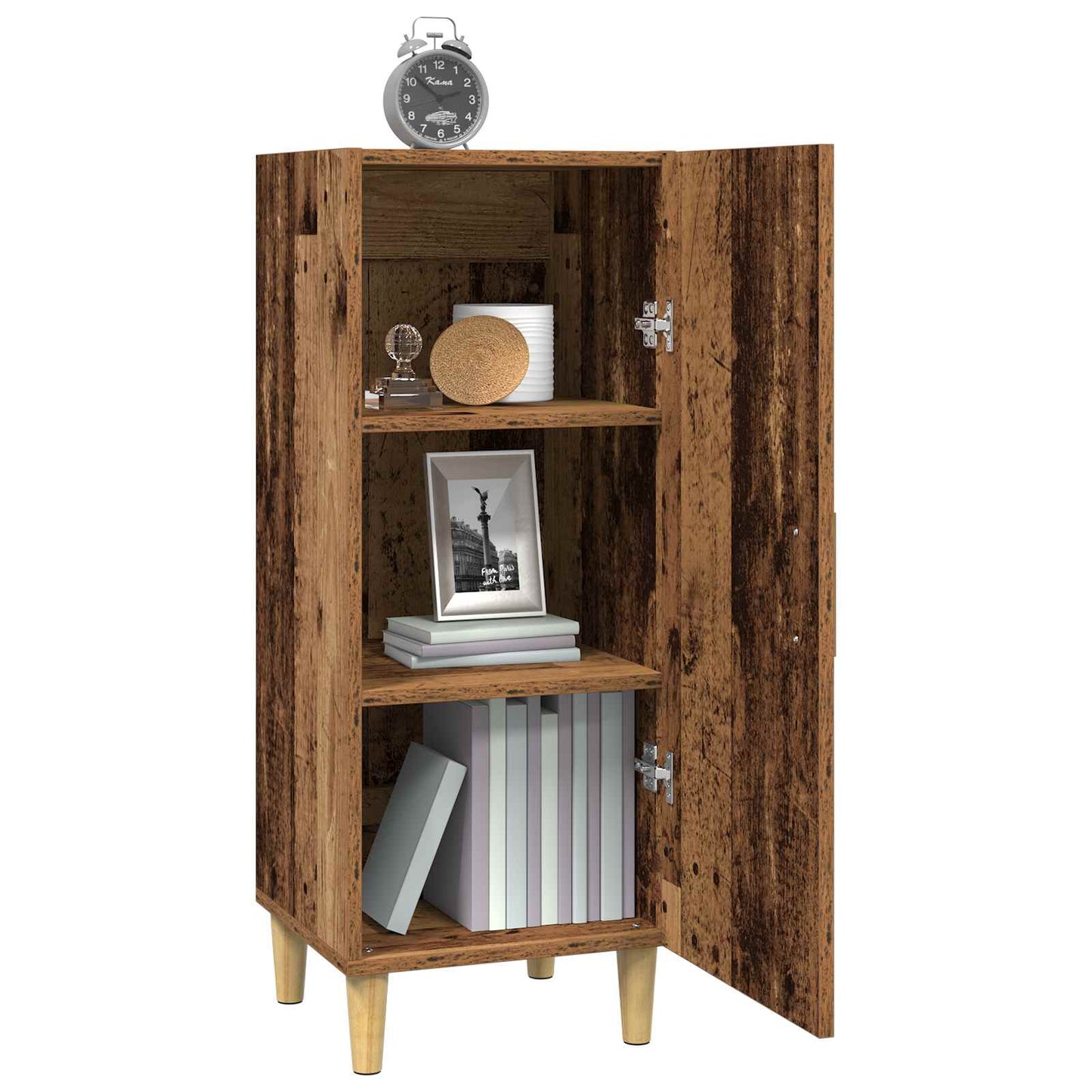 Sideboard Old Wood 34.5 x 34 x 90 cm Engineered Wood