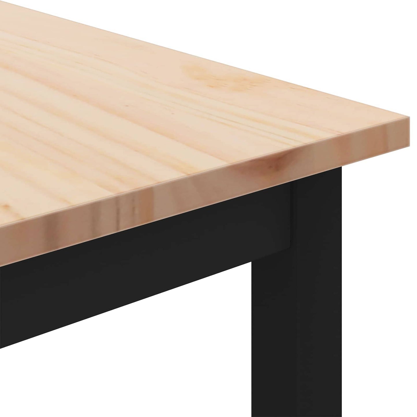 Coffee Table Natural 40 x 40 x 36 cm Solid Pine Wood