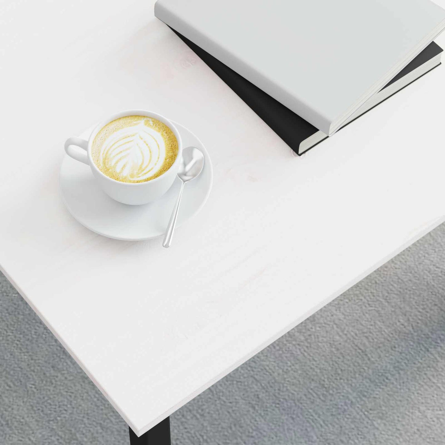 Coffee Table White 40 x 40 x 36 cm Solid Pine Wood
