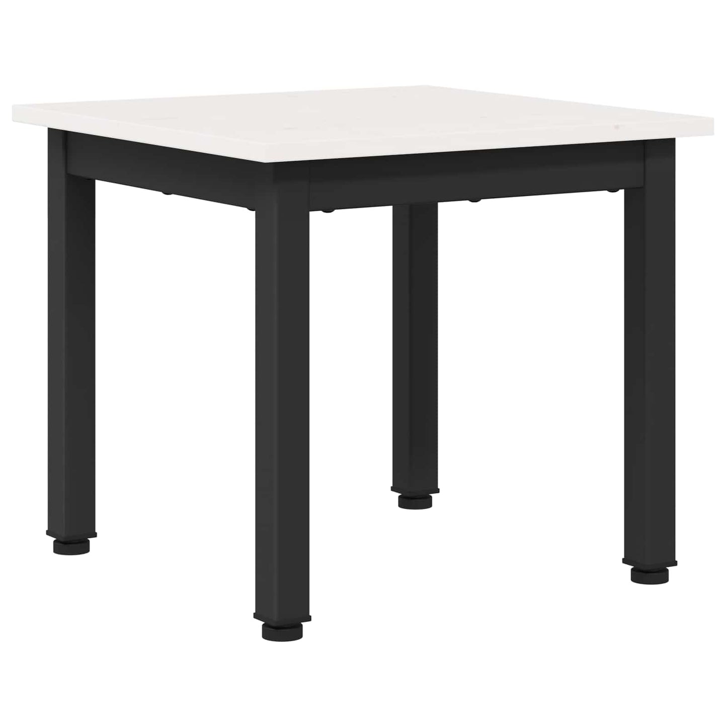 Coffee Table White 40 x 40 x 36 cm Solid Pine Wood