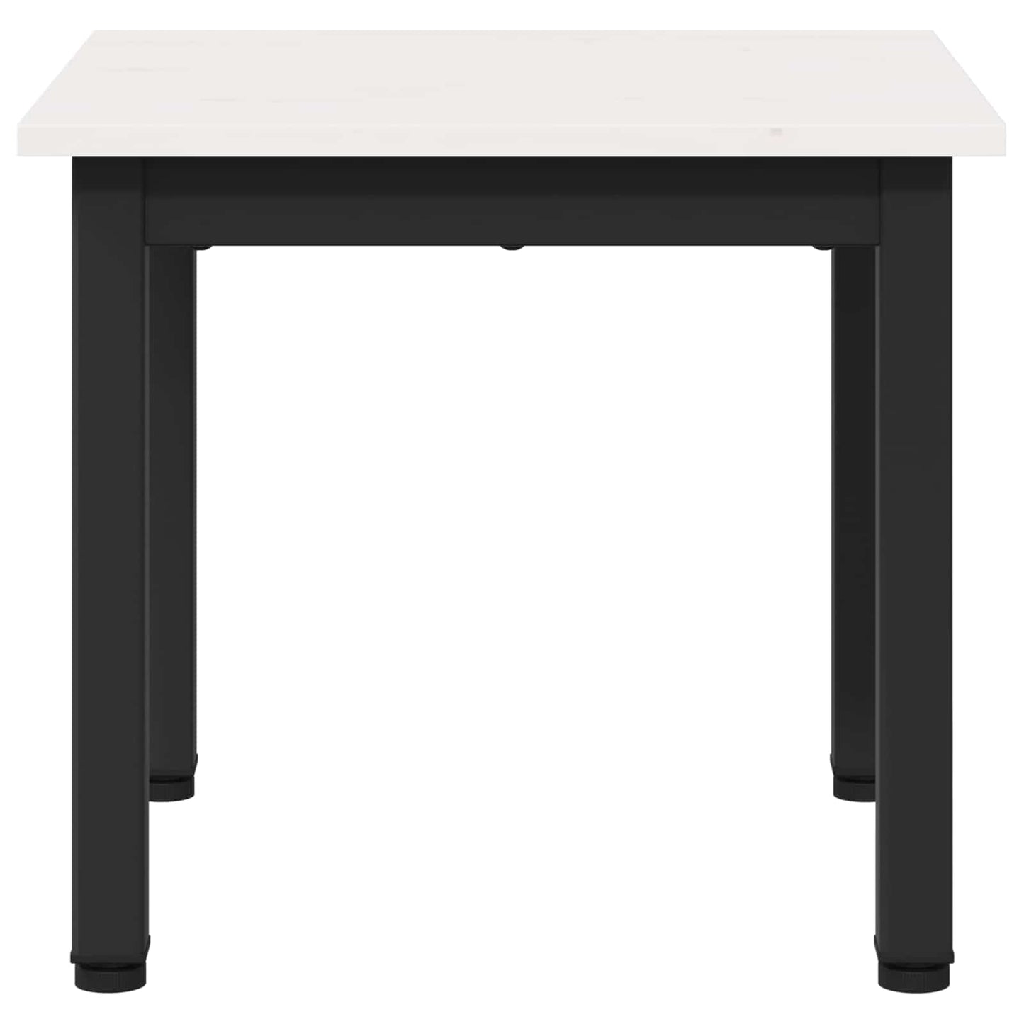 Coffee Table White 40 x 40 x 36 cm Solid Pine Wood