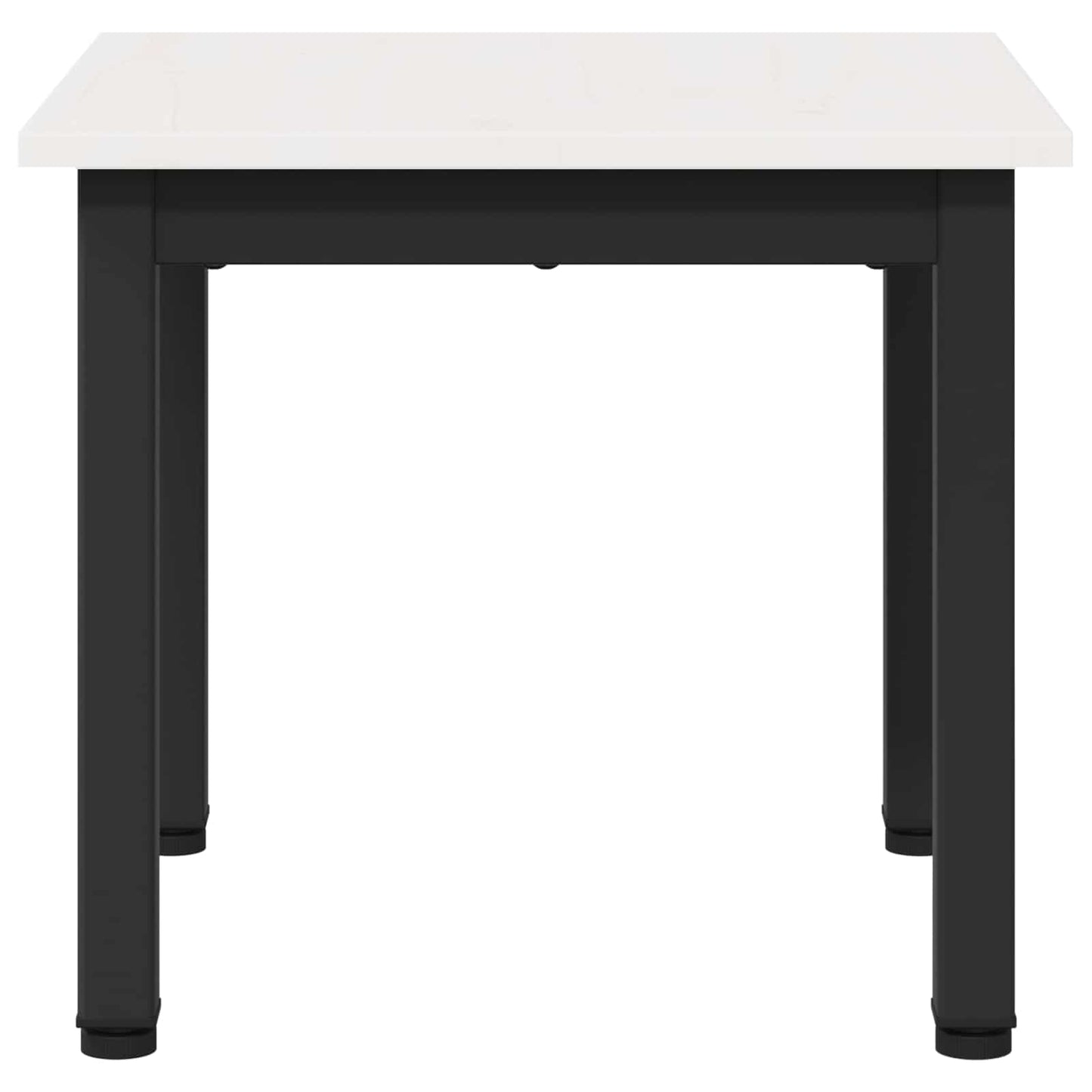 Coffee Table White 40 x 40 x 36 cm Solid Pine Wood