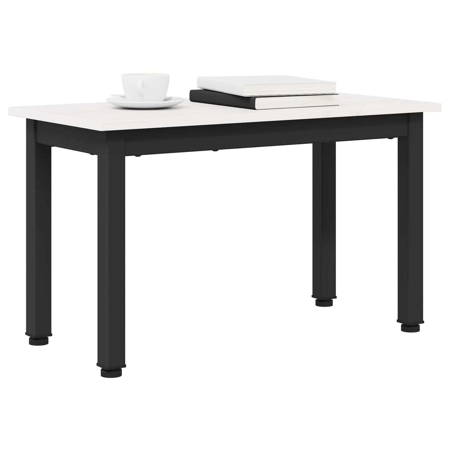 Coffee Table White 60 x 30 x 36 cm Solid Pine Wood