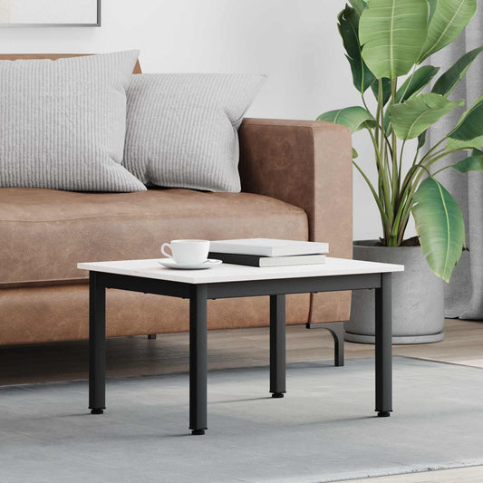 Coffee Table White 60 x 50 x 36 cm Solid Pine Wood
