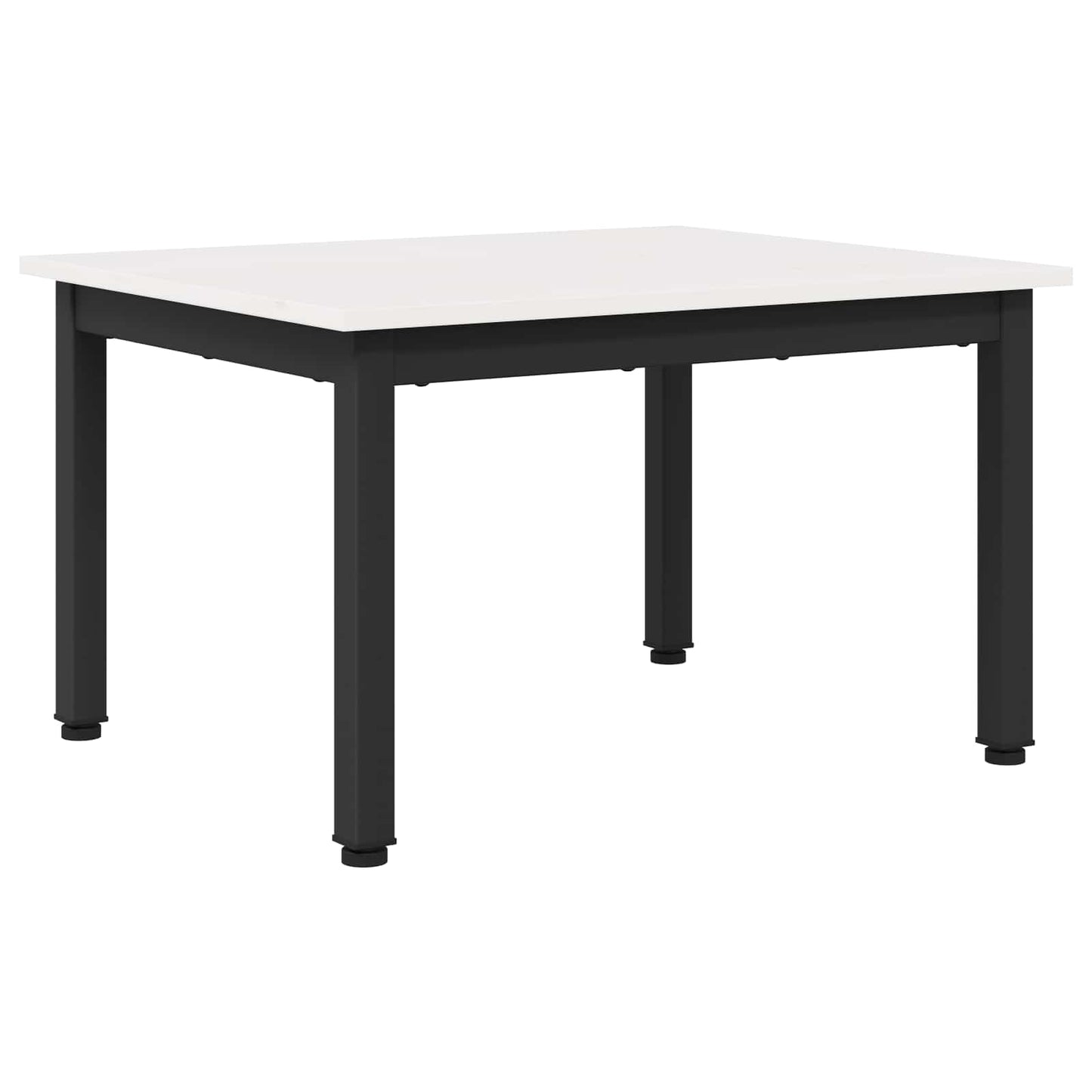 Coffee Table White 60 x 50 x 36 cm Solid Pine Wood