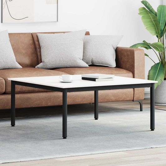Coffee Table White 100 x 100 x 45 cm Solid Pine Wood