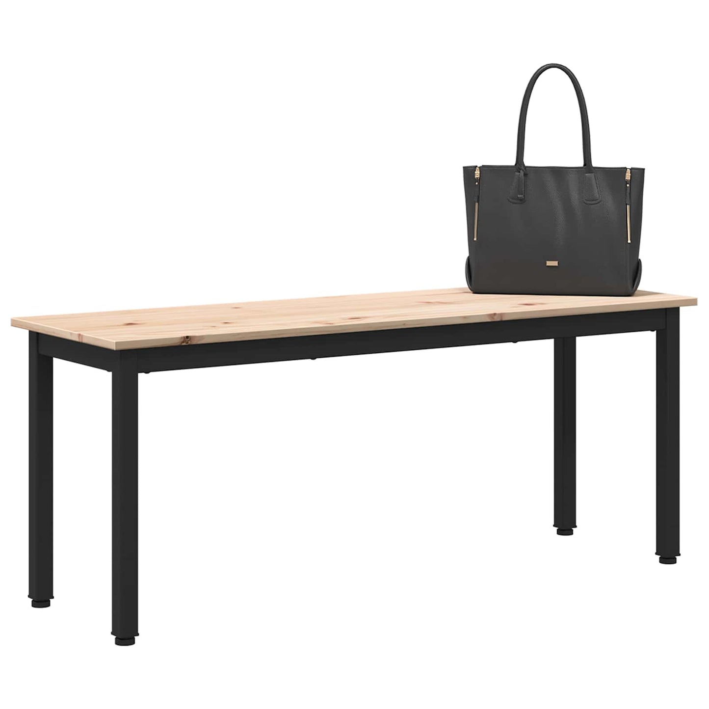 Bench Natural 110 x 35 x 45 cm Solid Pine Wood