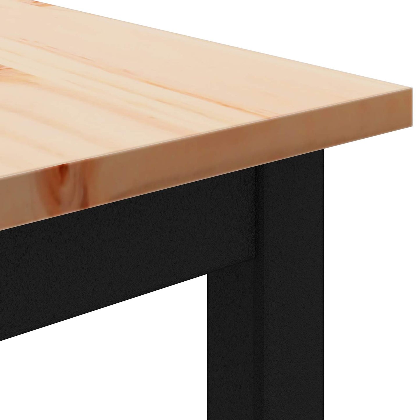 Dining Table Natural 110 x 110 x 75 cm Solid Pine Wood