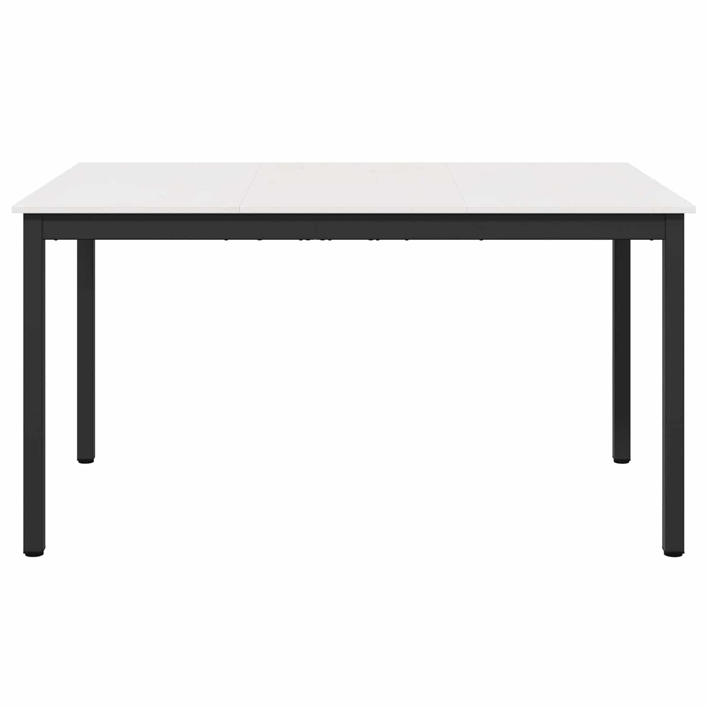 Dining Table White 150 x 90 x 75 cm Solid Pine Wood