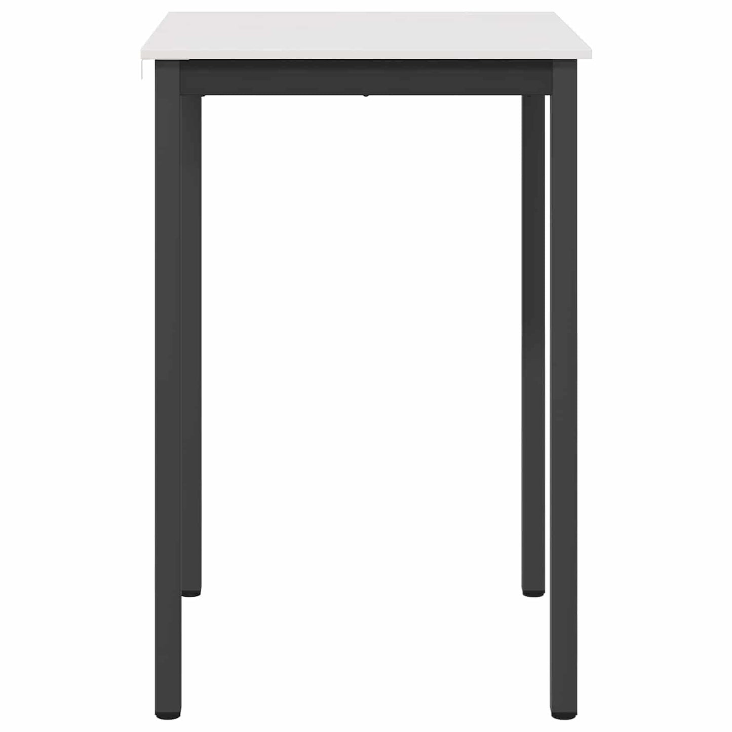 Bar Table White 70 x 70 x 105 cm Solid Pine Wood