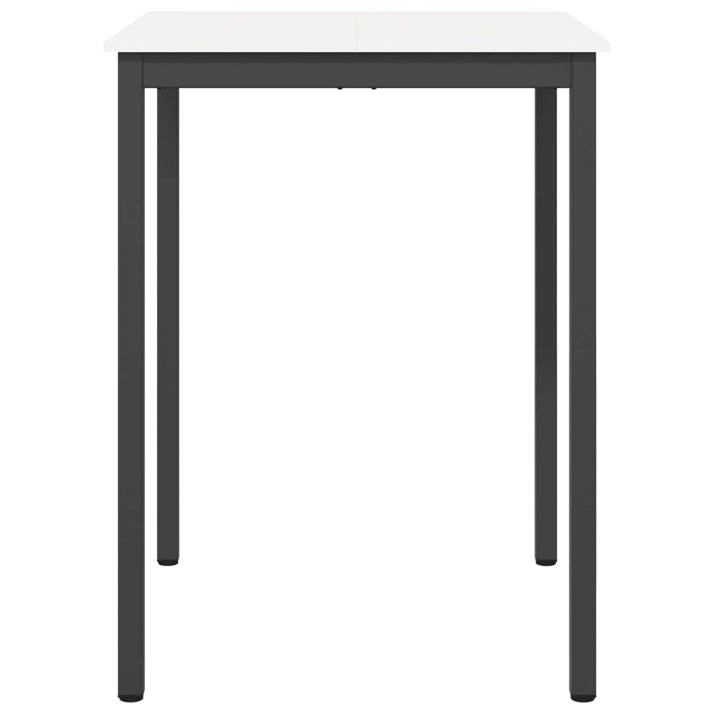 Bar Table White 80 x 80 x 105 cm Solid Pine Wood