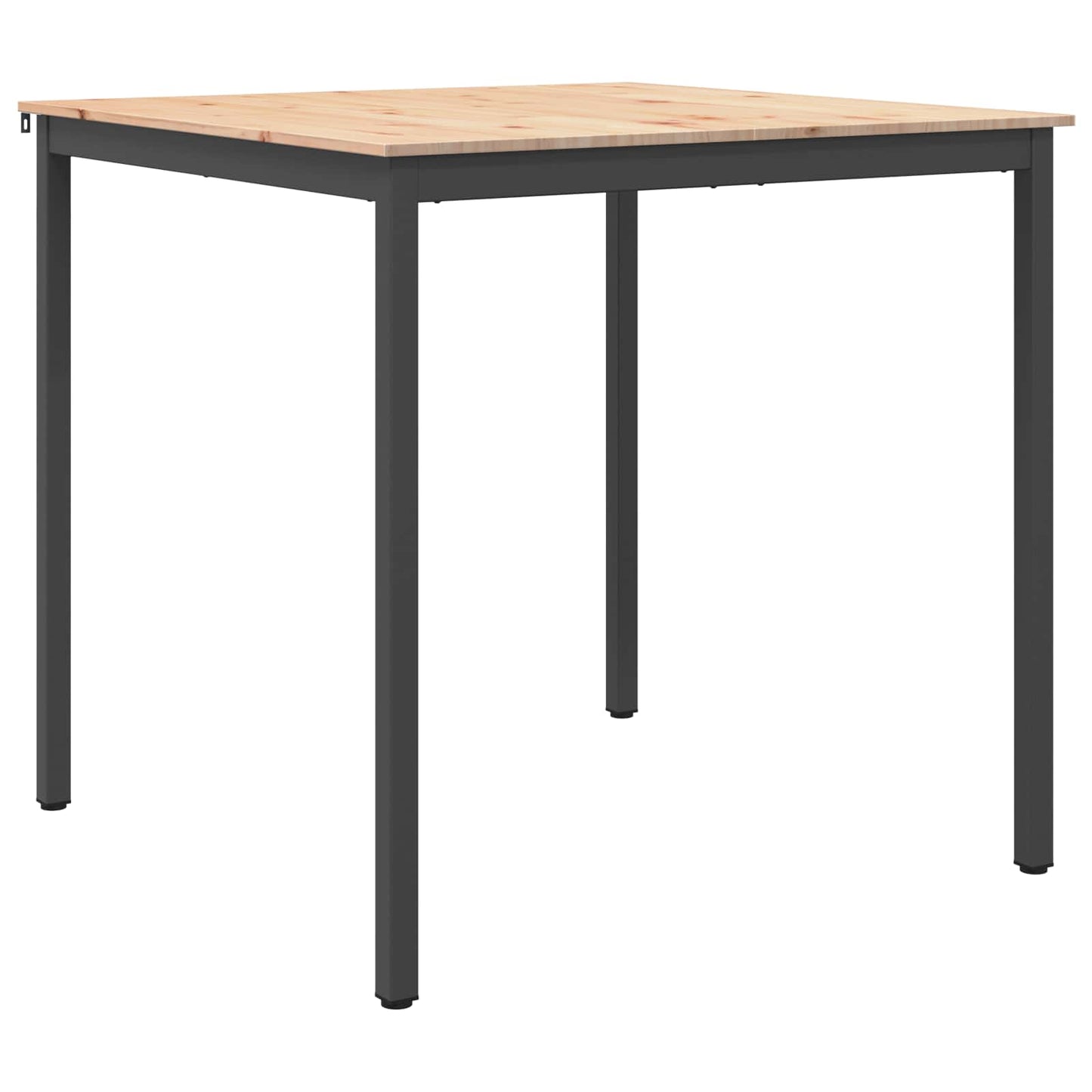 Bar Table Natural 110 x 110 x 105 cm Solid Pine Wood