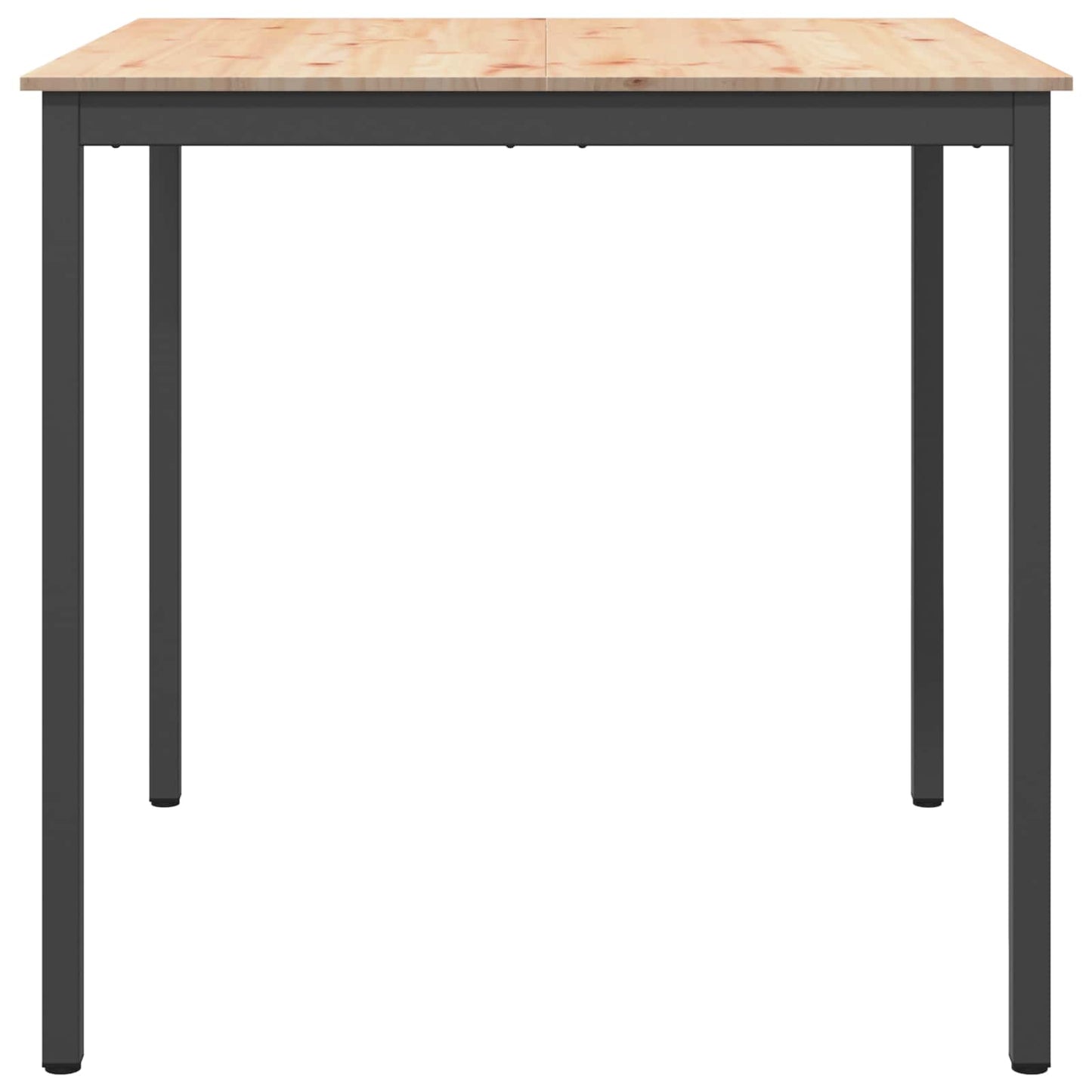 Bar Table Natural 110 x 110 x 105 cm Solid Pine Wood