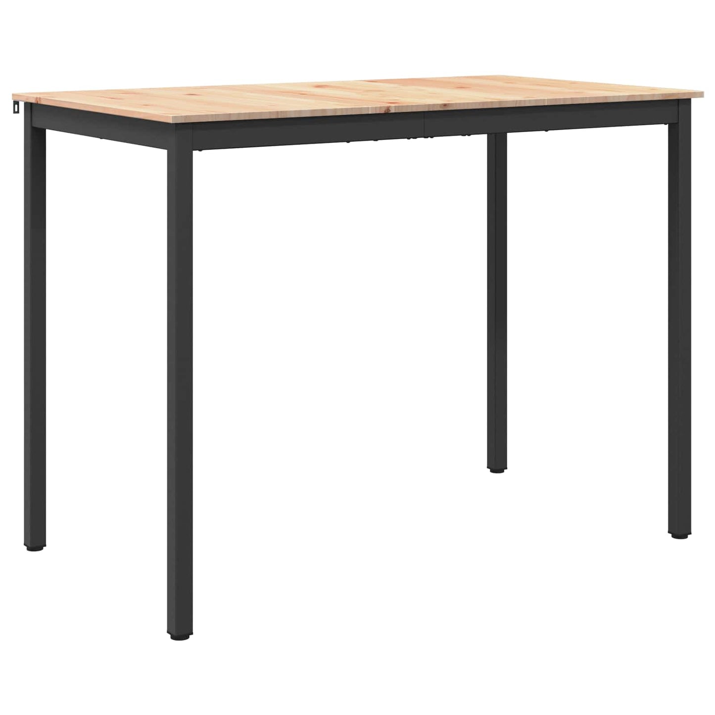 Bar Table Natural 140 x 80 x 105 cm Solid Pine Wood