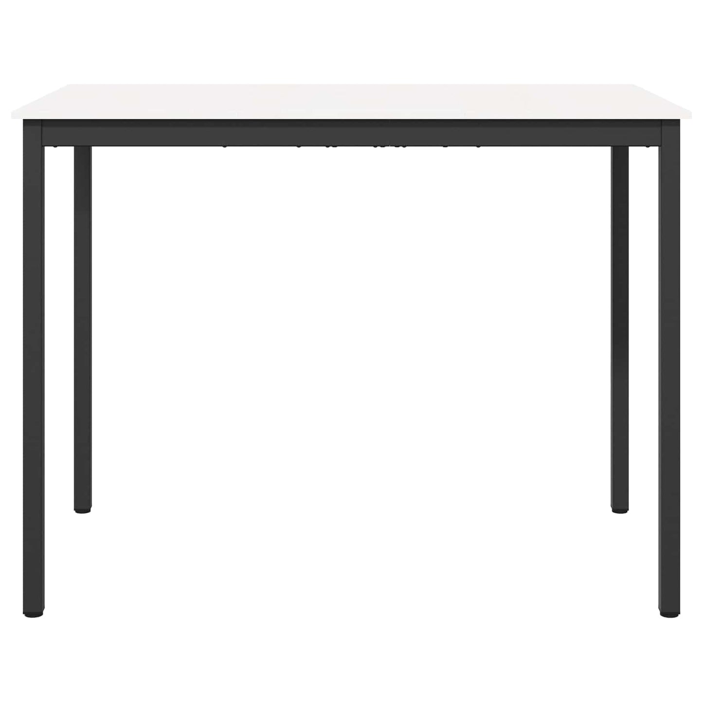 Bar Table White 140 x 80 x 105 cm Solid Pine Wood