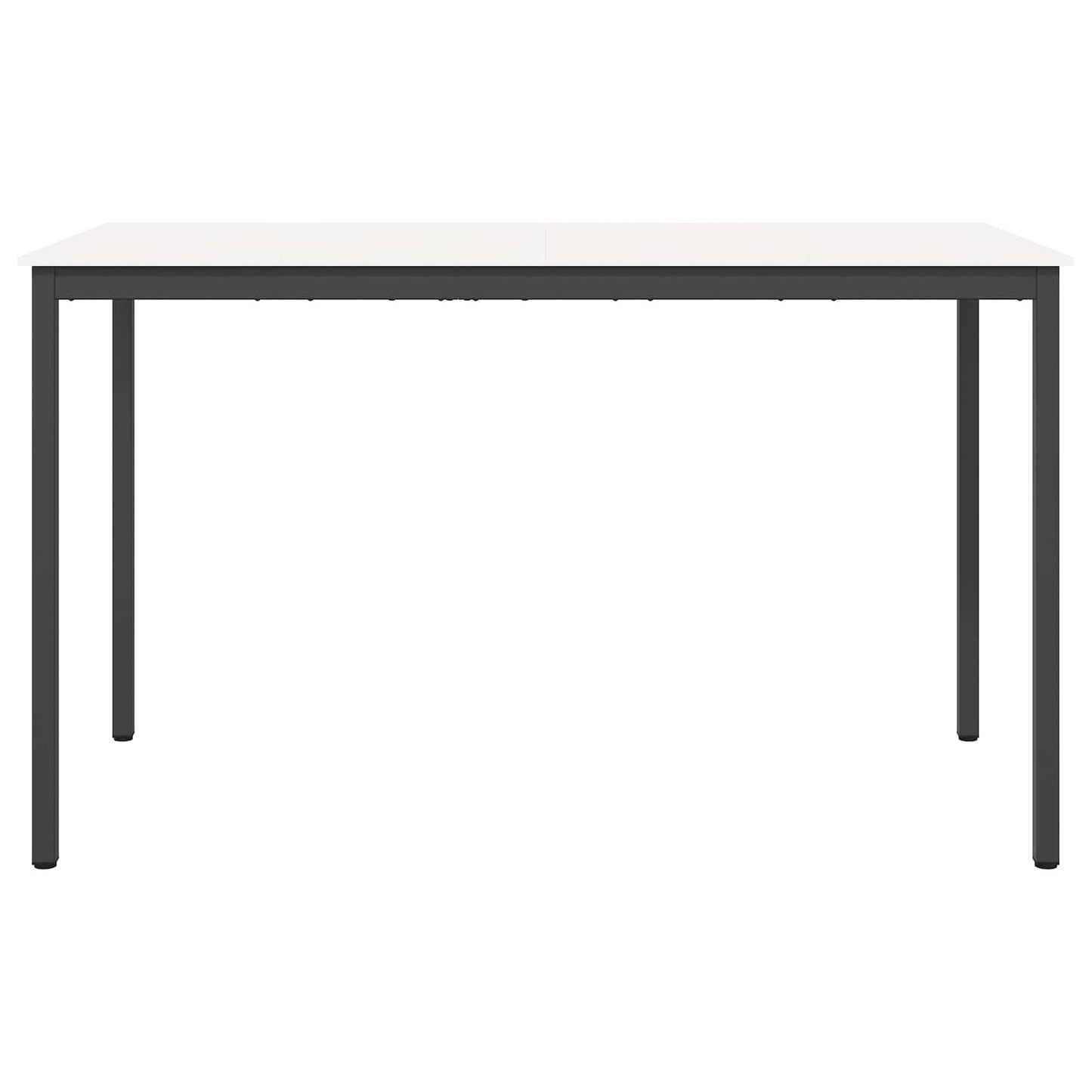 Bar Table White 180 x 90 x 105 cm Solid Pine Wood