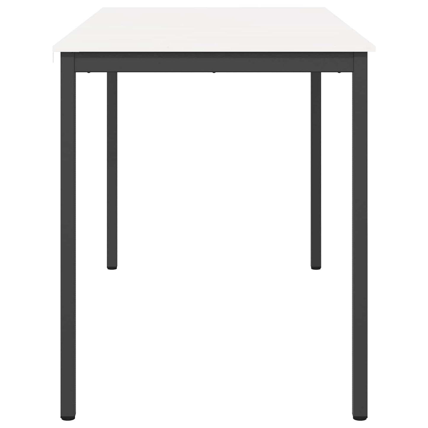 Bar Table White 180 x 90 x 105 cm Solid Pine Wood