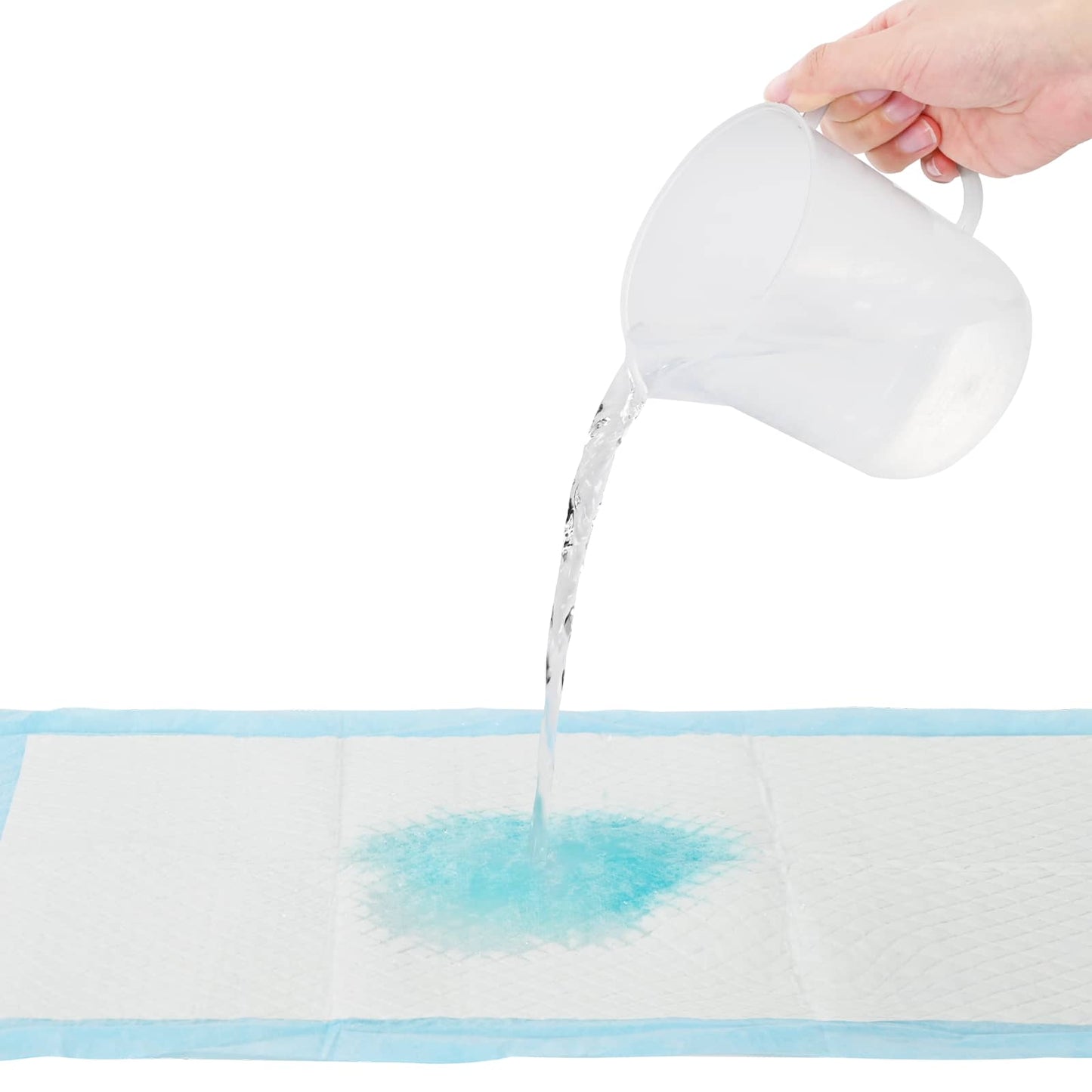 Non-woven Fabric Pet Training Pad 200 pcs Blue and White