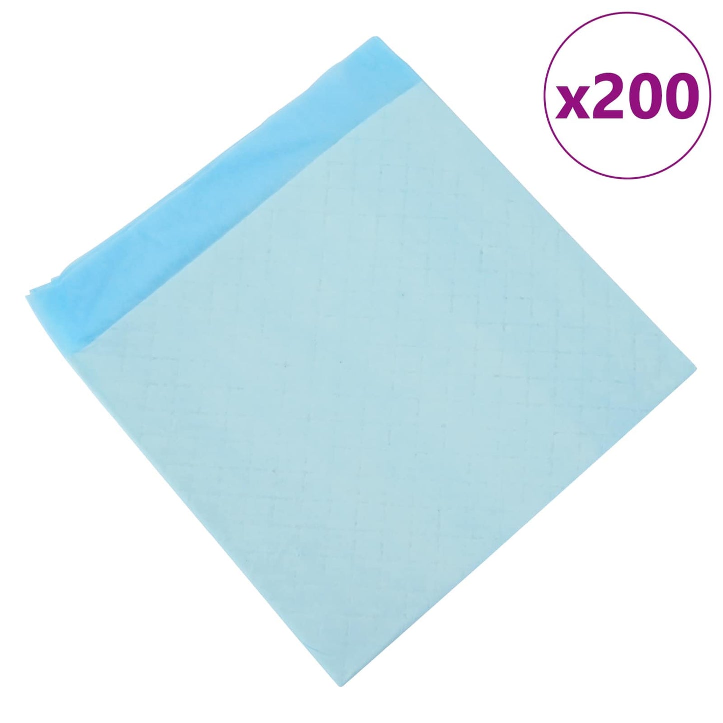 Non-woven Fabric Pet Training Pad 200 pcs Blue and White