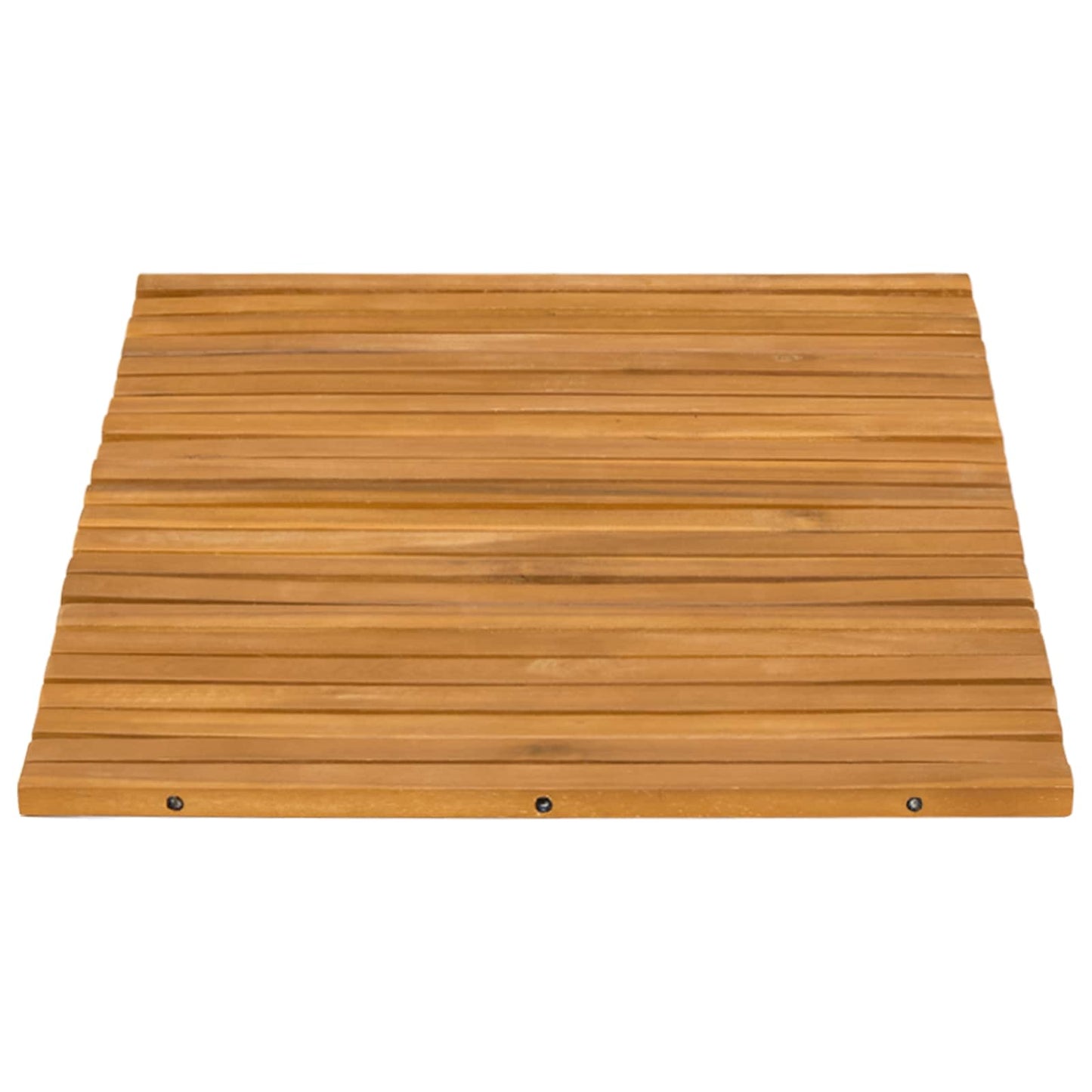 Bath Mat Brown 60 x 40 cm Solid Acacia Wood