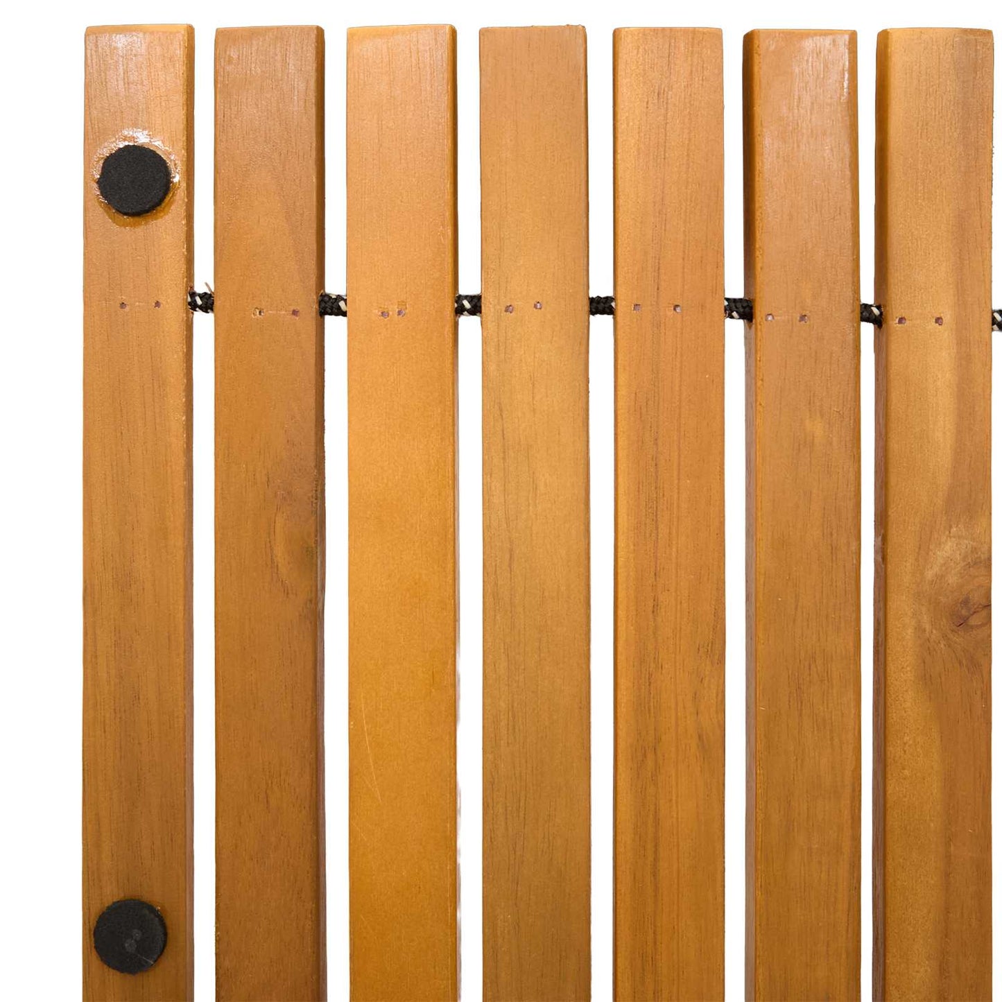 Bath Mat Folding Brown 100 x 60 cm Solid Acacia Wood