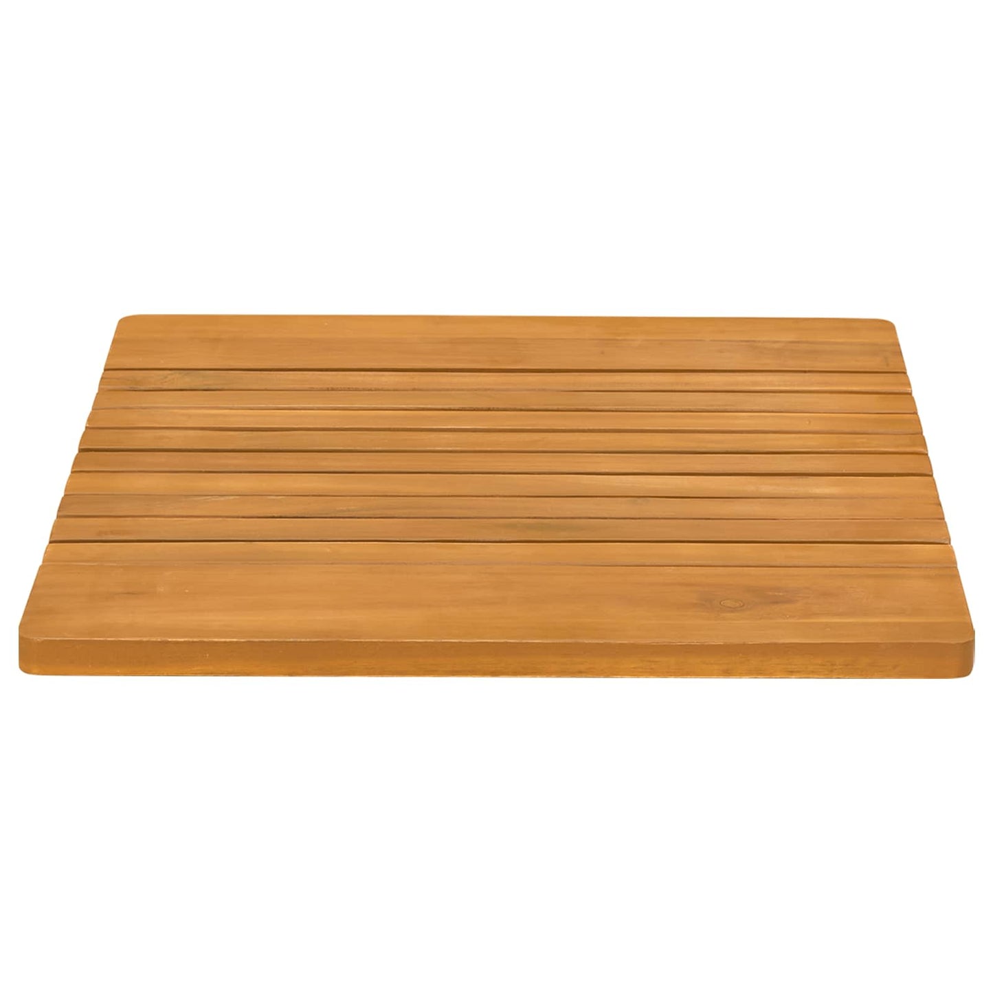 Bath Mat Plain Brown 52 x 50 cm Wood