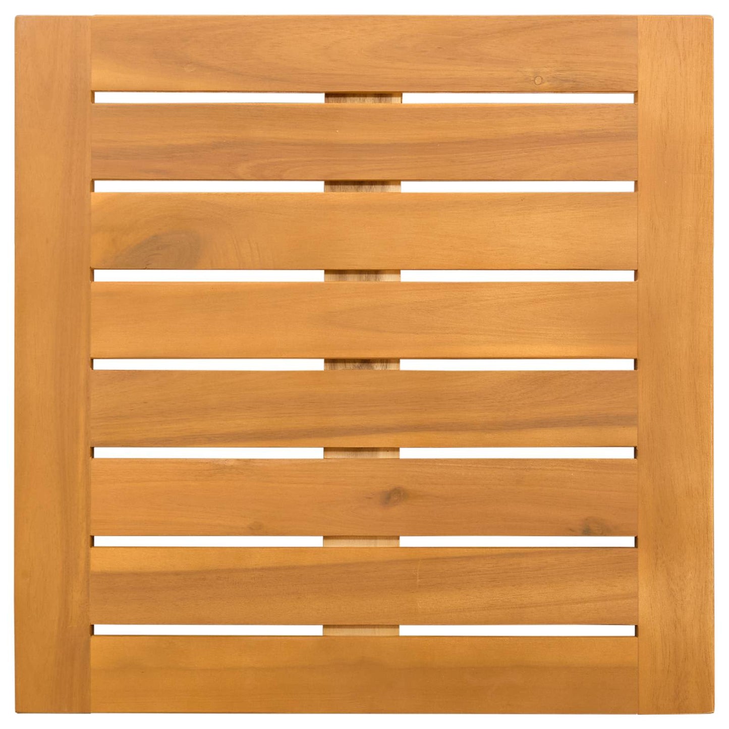 Bath Mat Plain Brown 50 x 50 cm Wood