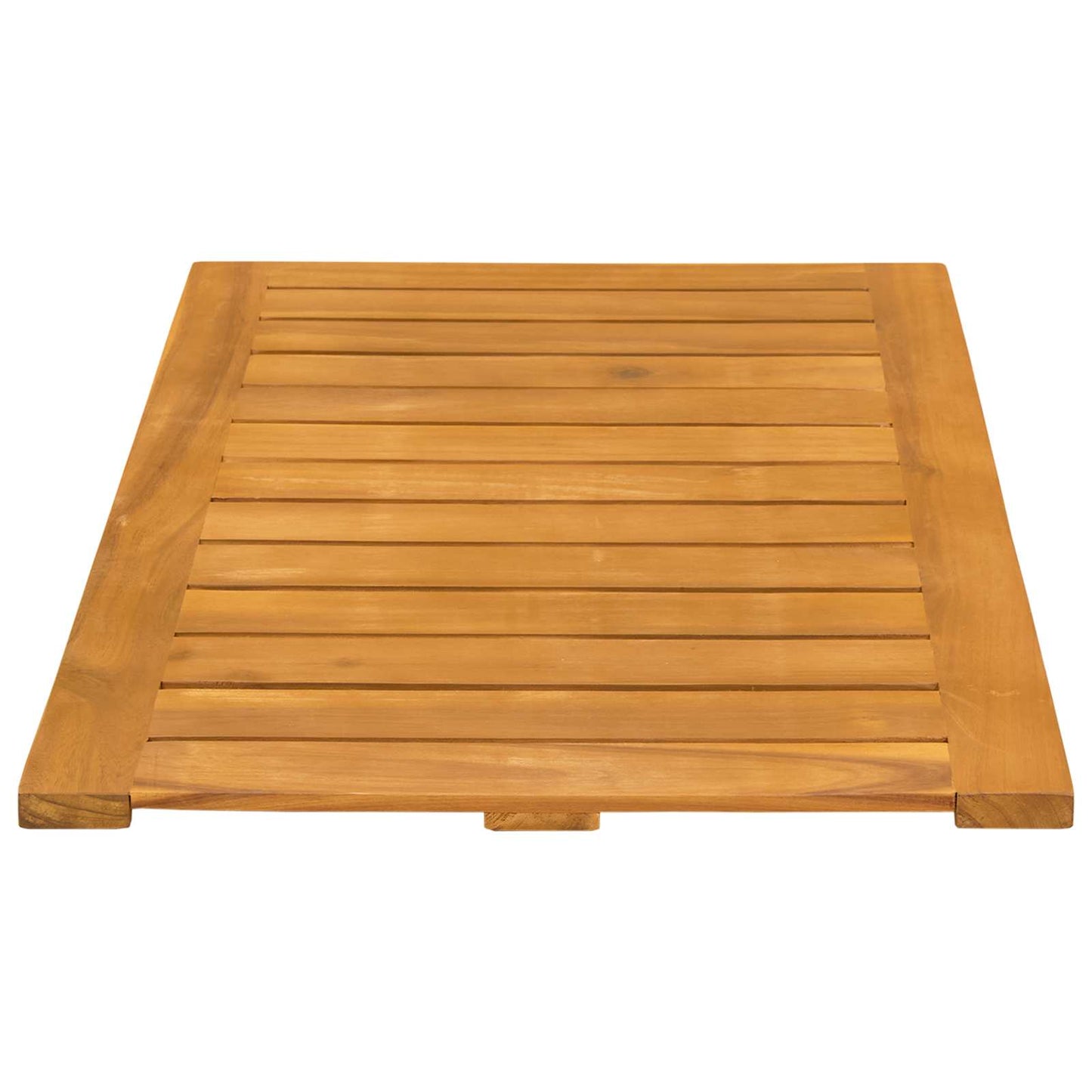 Bath Mat Plain Brown 80 x 50 cm Wood