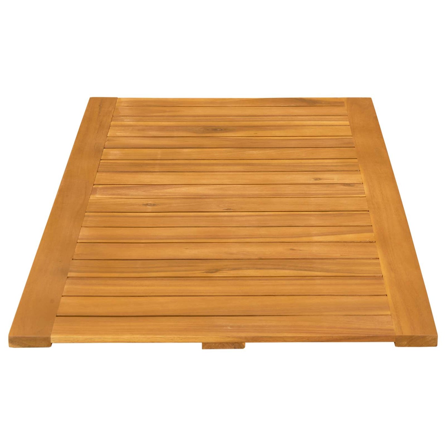 Bath Mat Plain Brown 100 x 55 cm Solid Acacia Wood