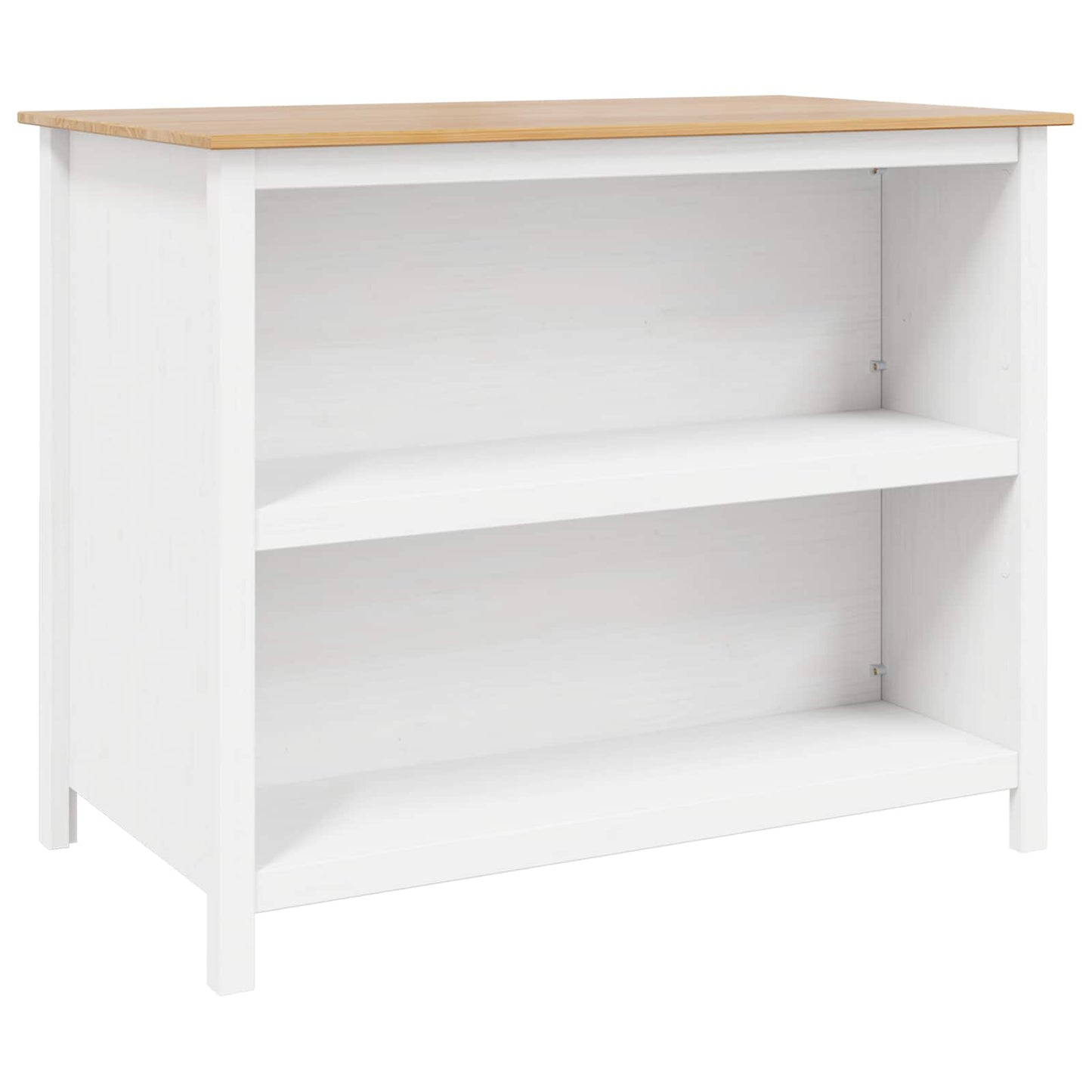 Kitchen Islands HILL White 112 x 66 x 90 cm Solid Pine Wood