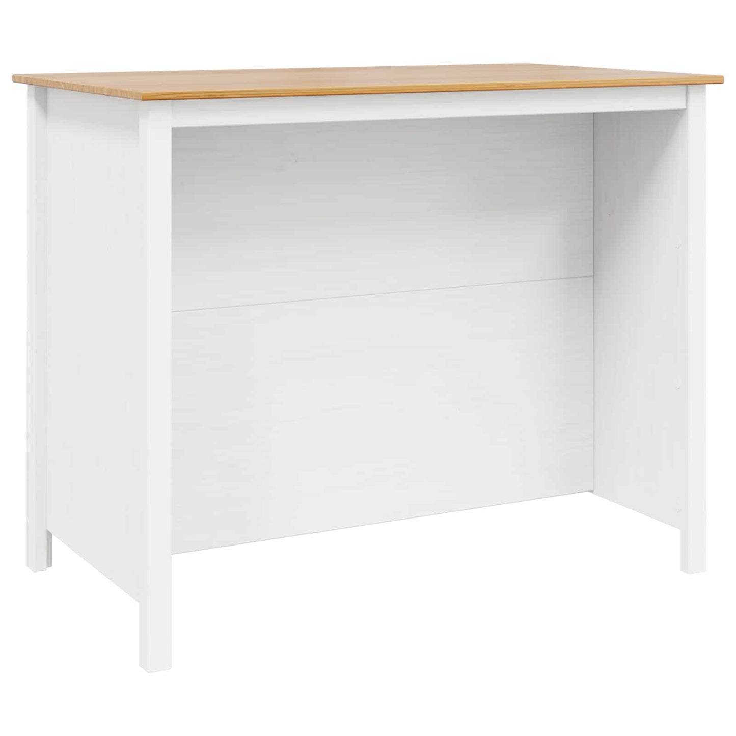 Kitchen Islands HILL White 112 x 66 x 90 cm Solid Pine Wood