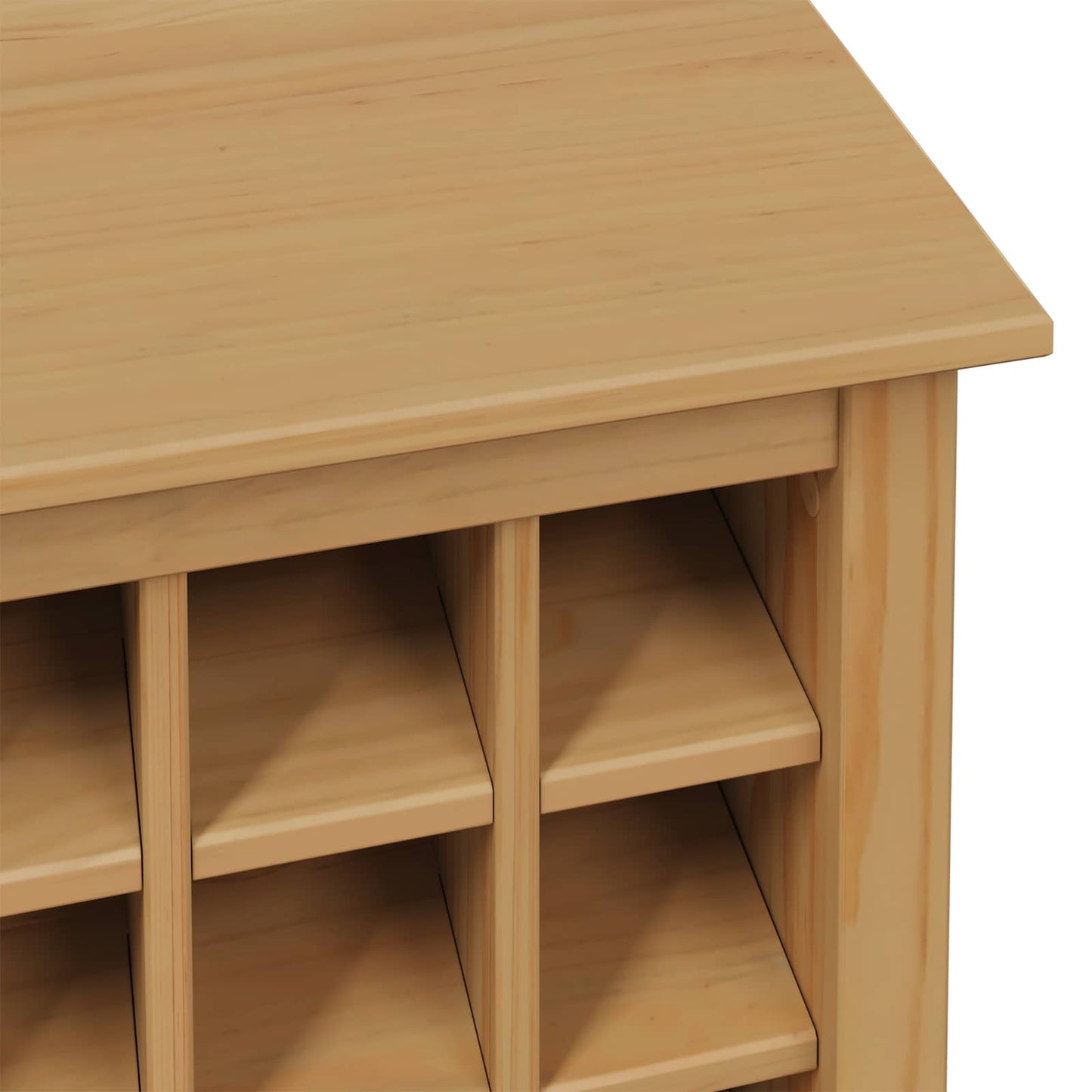 Wine Cabinet HILL Honey Brown 79.5 x 40 x 107.5 cm