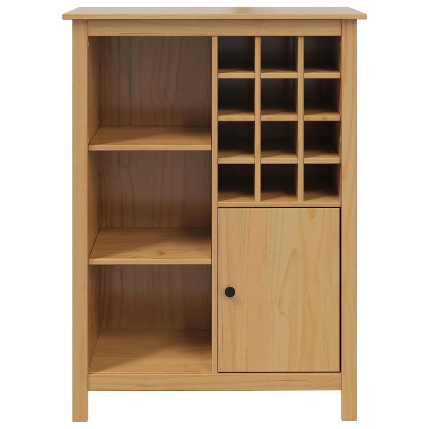 Wine Cabinet HILL Honey Brown 79.5 x 40 x 107.5 cm