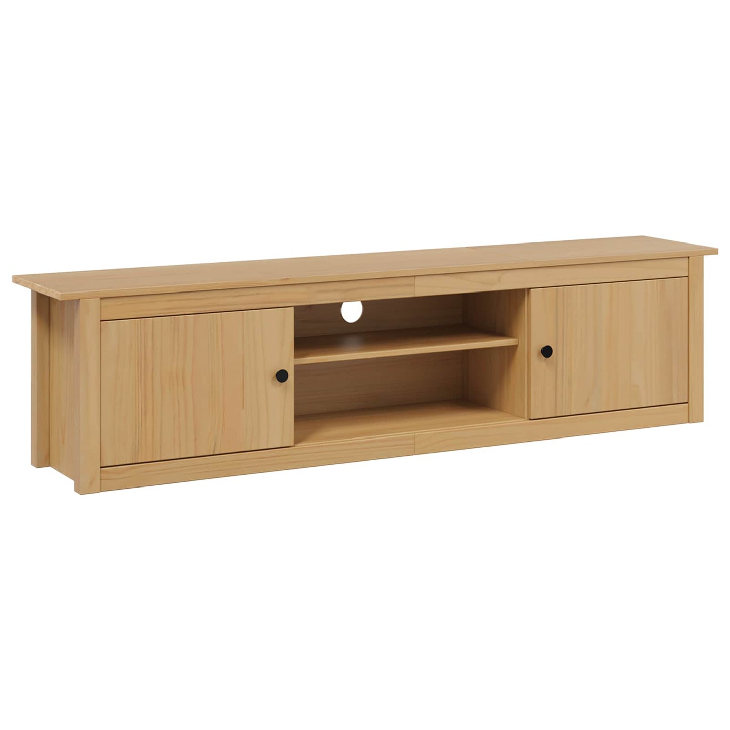 TV Rack HILL Honey Brown 158 x 40 x 39.5 cm Solid Pine Wood