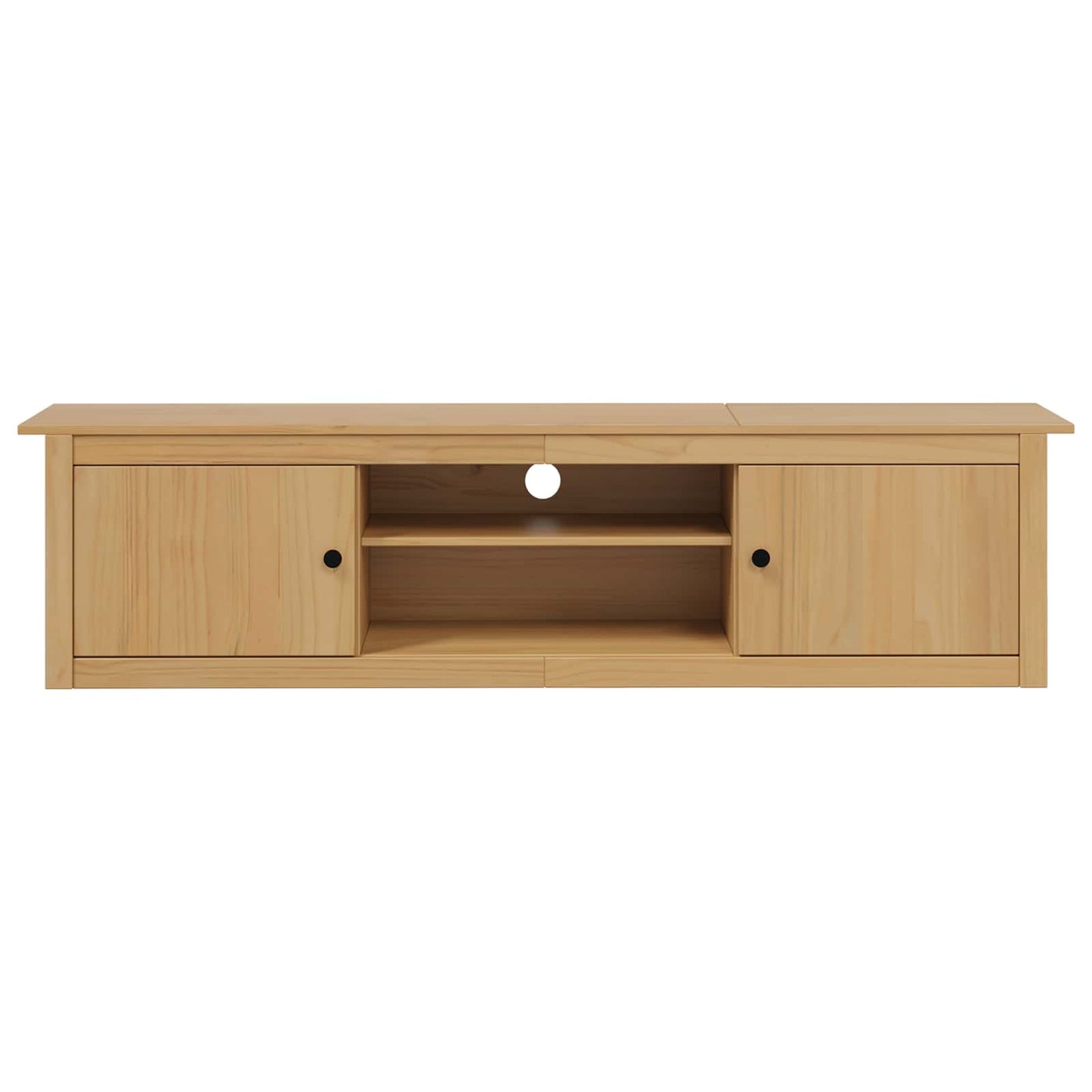 TV Rack HILL Honey Brown 158 x 40 x 39.5 cm Solid Pine Wood