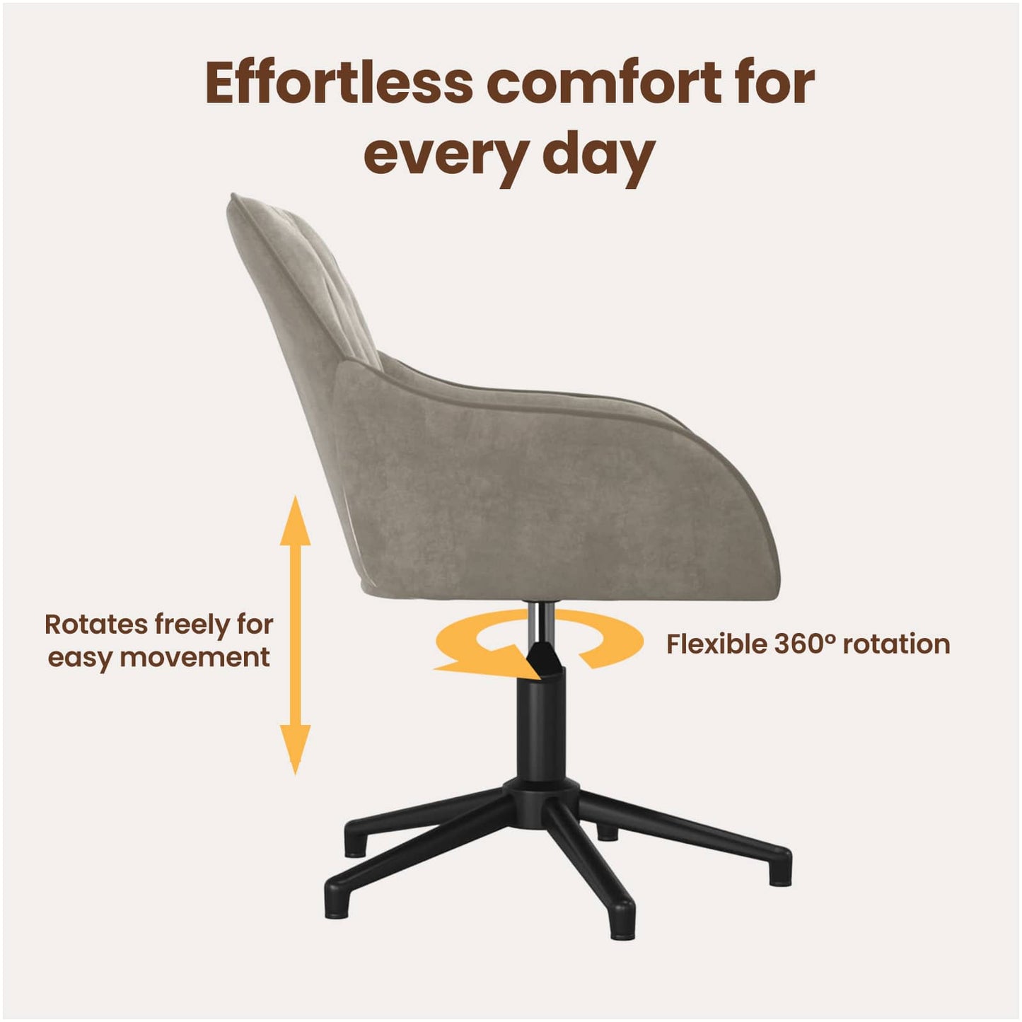 Dining Chair 2 pcs Light Grey 55 x 59.5 x 77 cm Velvet
