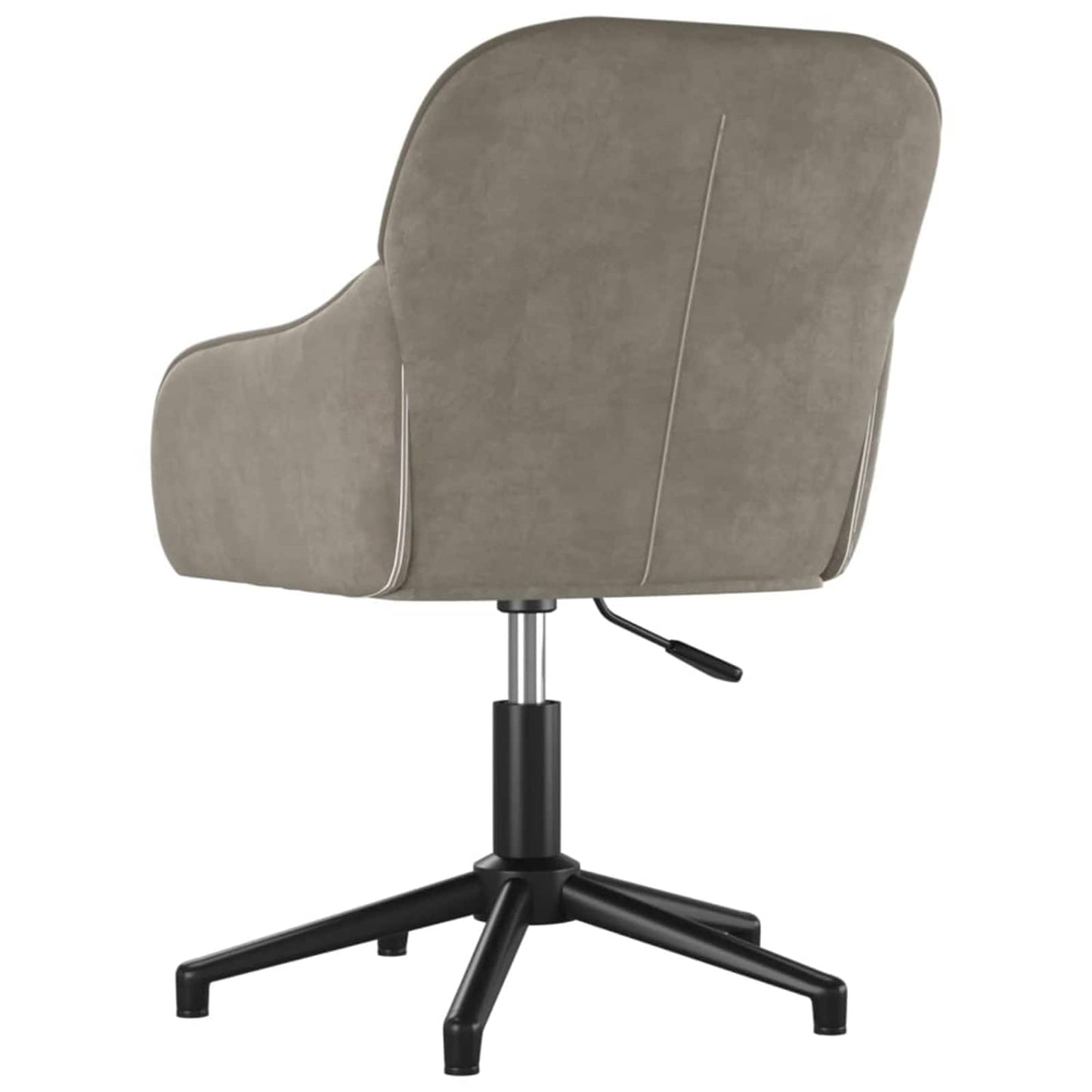 Dining Chair 2 pcs Light Grey 55 x 59.5 x 77 cm Velvet