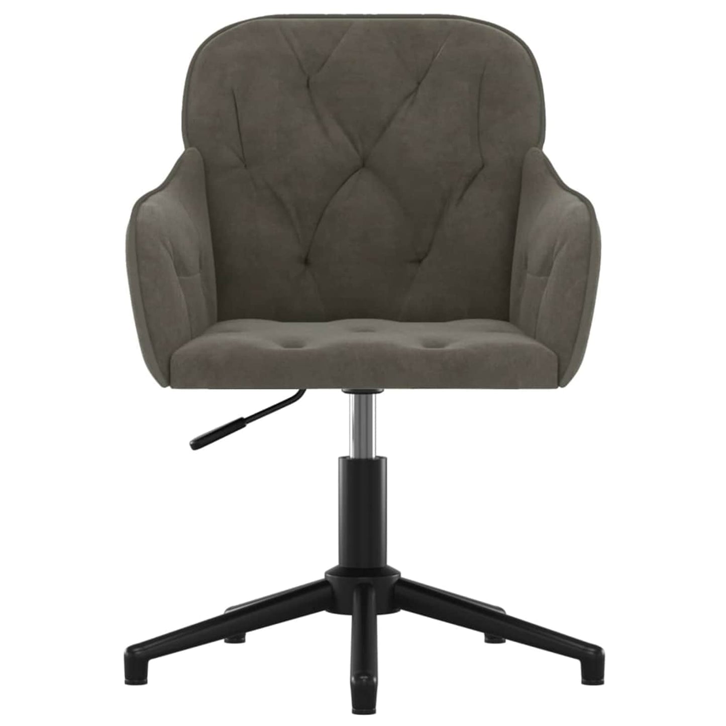 Dining Chair 2 pcs Dark Grey 55 x 59.5 x 77 cm Velvet