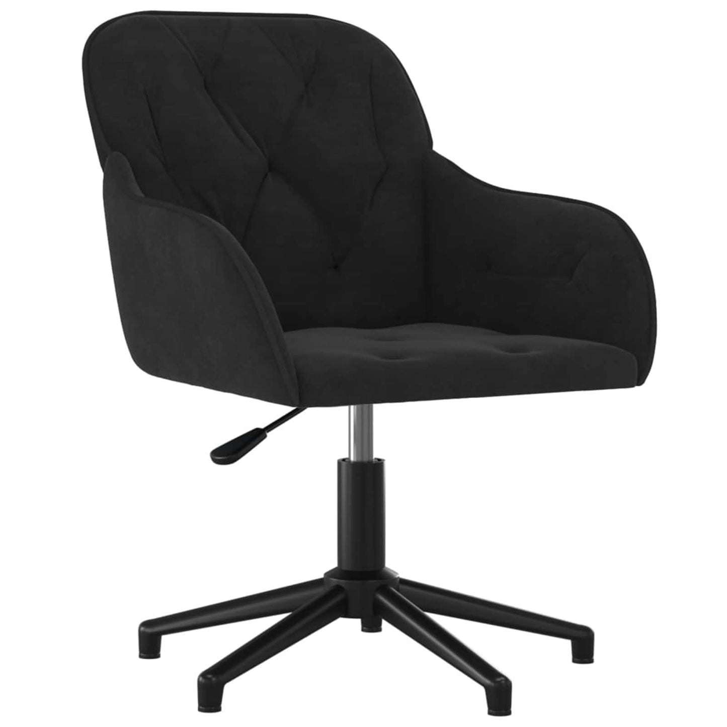 Dining Chair 2 pcs Black 55 x 59.5 x 77 cm Velvet