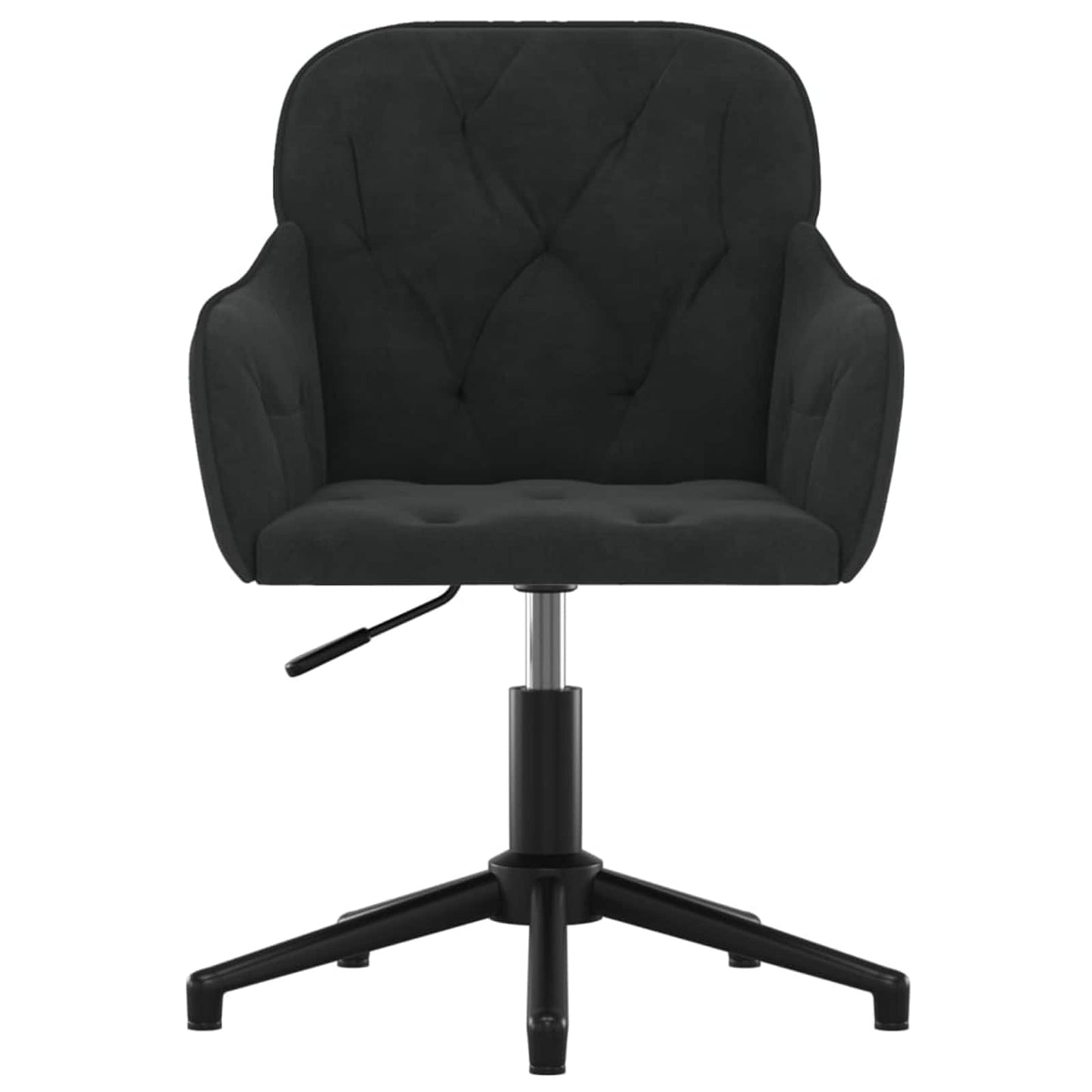 Dining Chair 2 pcs Black 55 x 59.5 x 77 cm Velvet