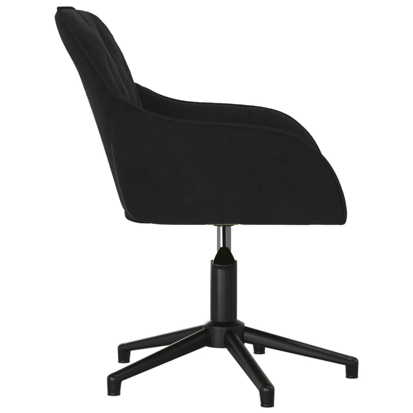 Dining Chair 2 pcs Black 55 x 59.5 x 77 cm Velvet