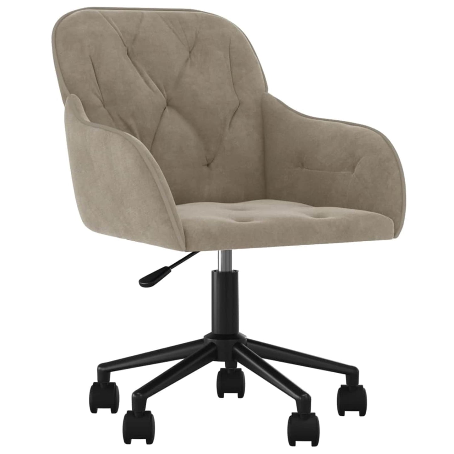 Dining Chair 2 pcs Light Grey 55 x 59.5 x 77 cm Velvet