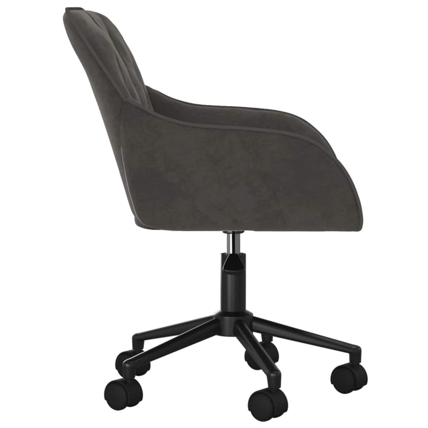 Dining Chair 2 pcs Dark Grey 55 x 59.5 x 77 cm Velvet