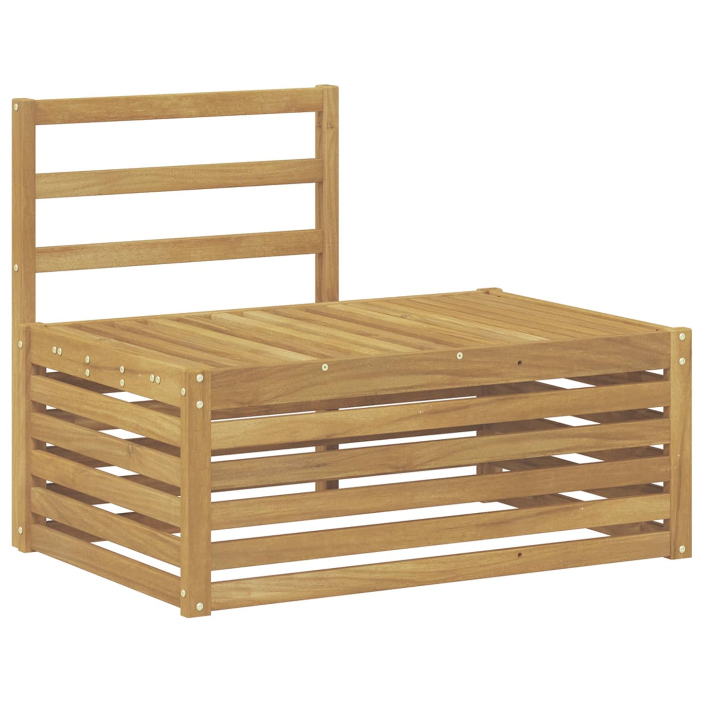 Outdoor Sofa Set White 91 x 63 x 73 cm Solid Acacia Wood