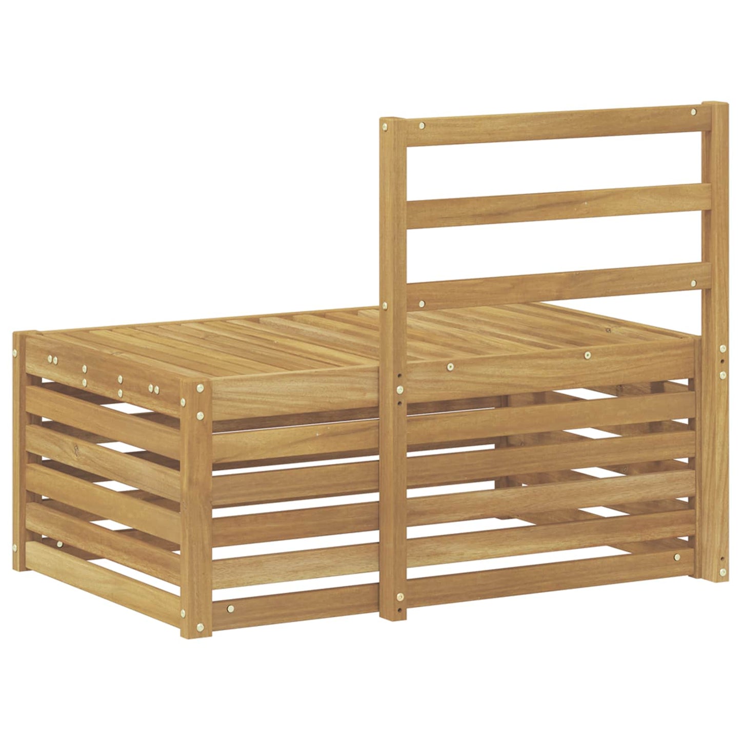 Outdoor Sofa Set White 91 x 63 x 73 cm Solid Acacia Wood