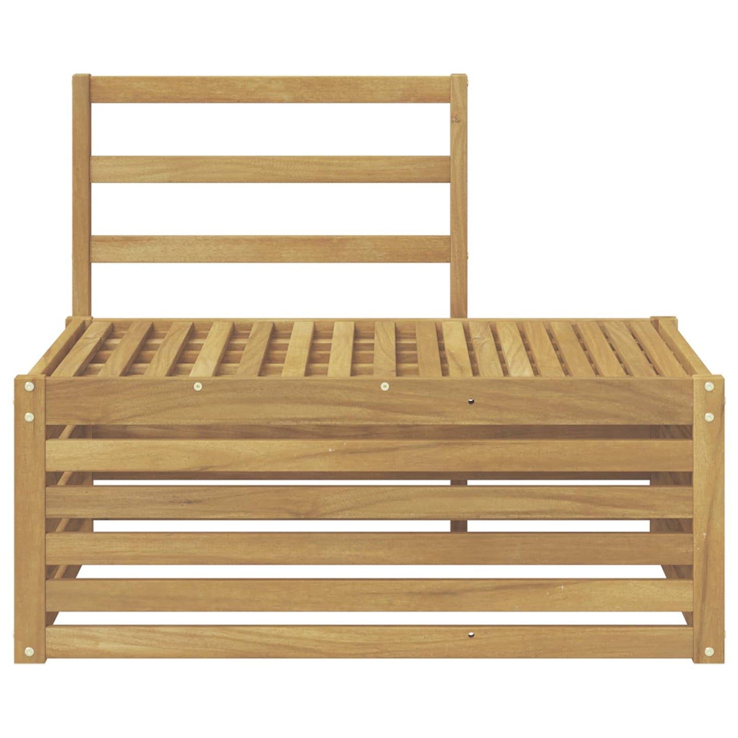 Outdoor Sofa Set White 91 x 63 x 73 cm Solid Acacia Wood