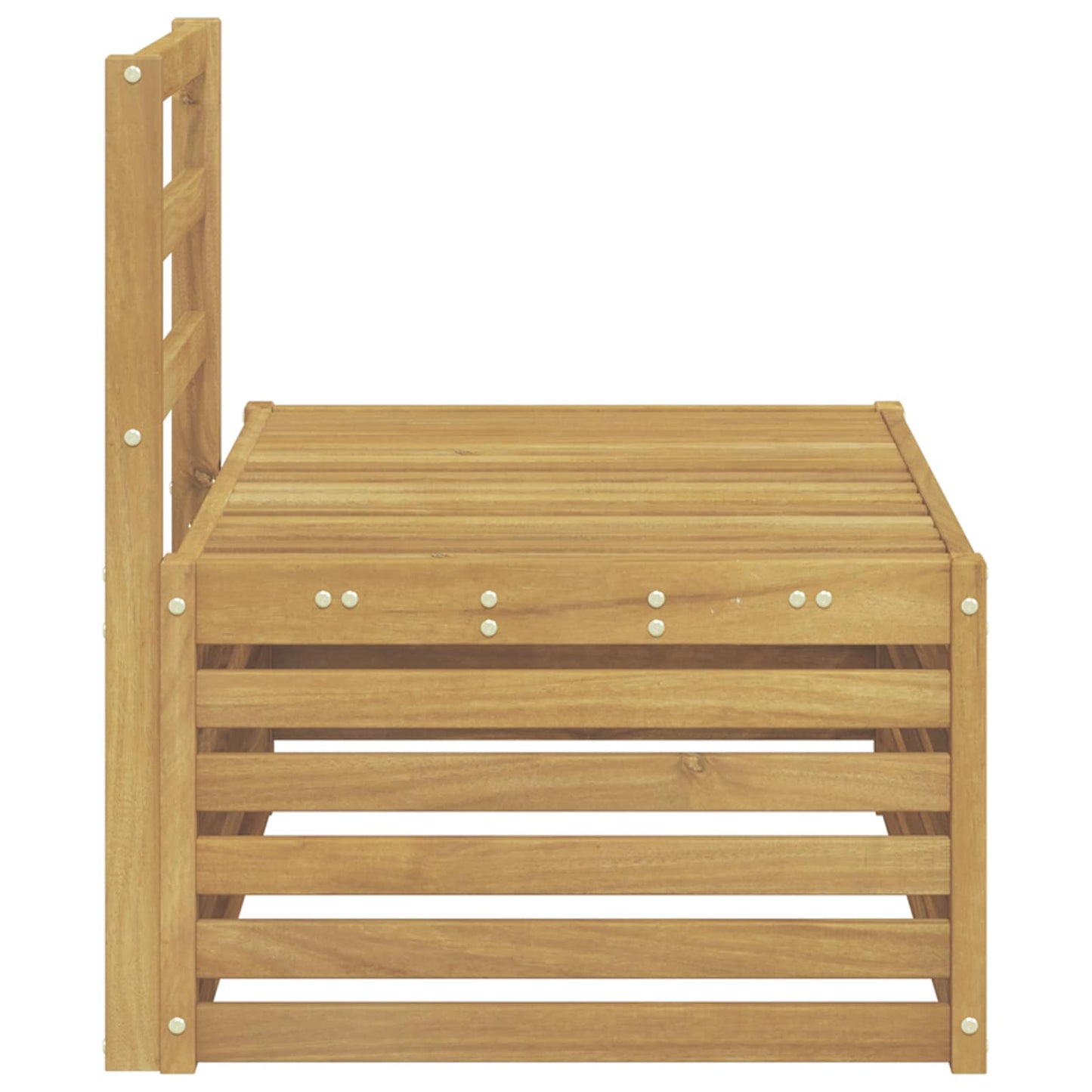 Outdoor Sofa Set White 91 x 63 x 73 cm Solid Acacia Wood