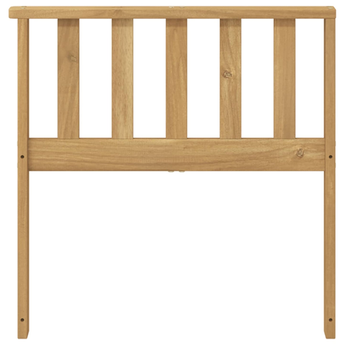 Armrests Module 2 pcs White 60 x 6 x 61 cm Solid Acacia Wood